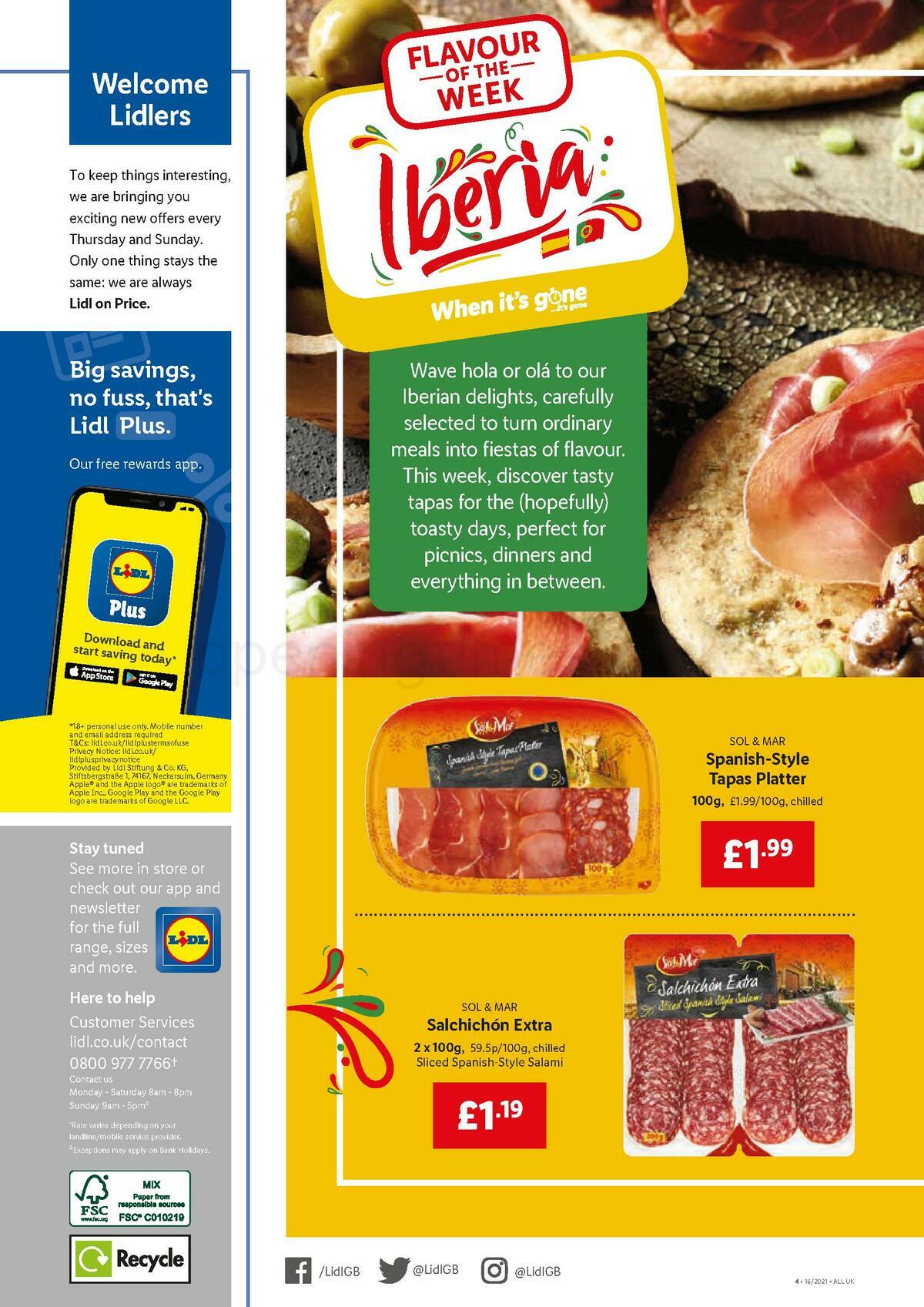 LIDL Offers from 22 April