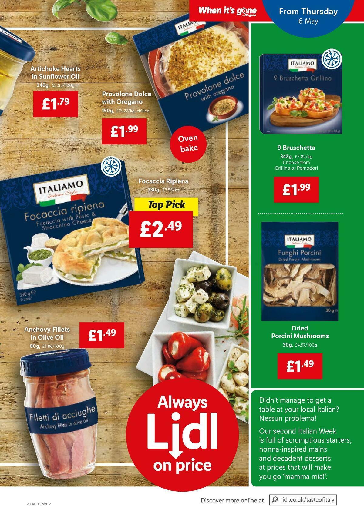 LIDL Offers from 6 May