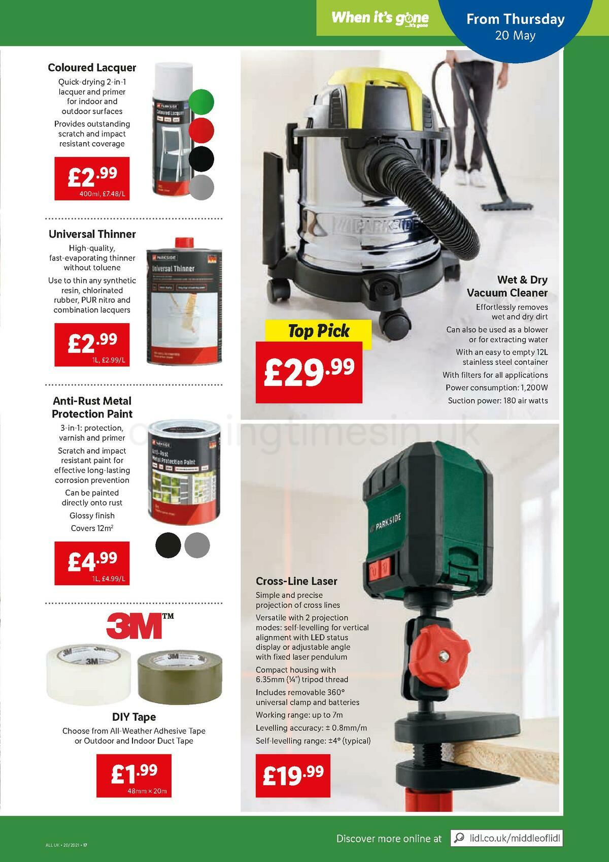 LIDL Offers from 20 May