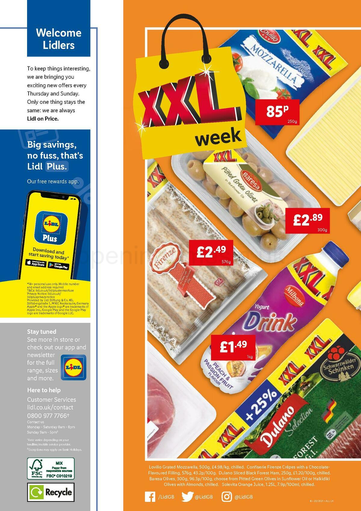 LIDL Offers from 20 May