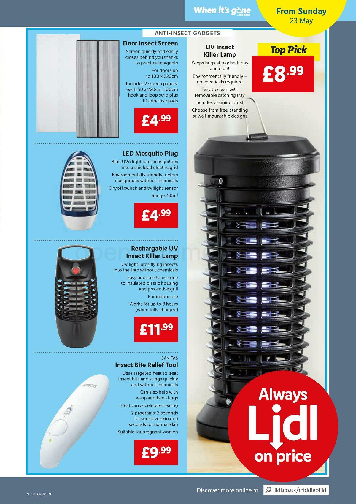 LIDL Offers from 20 May