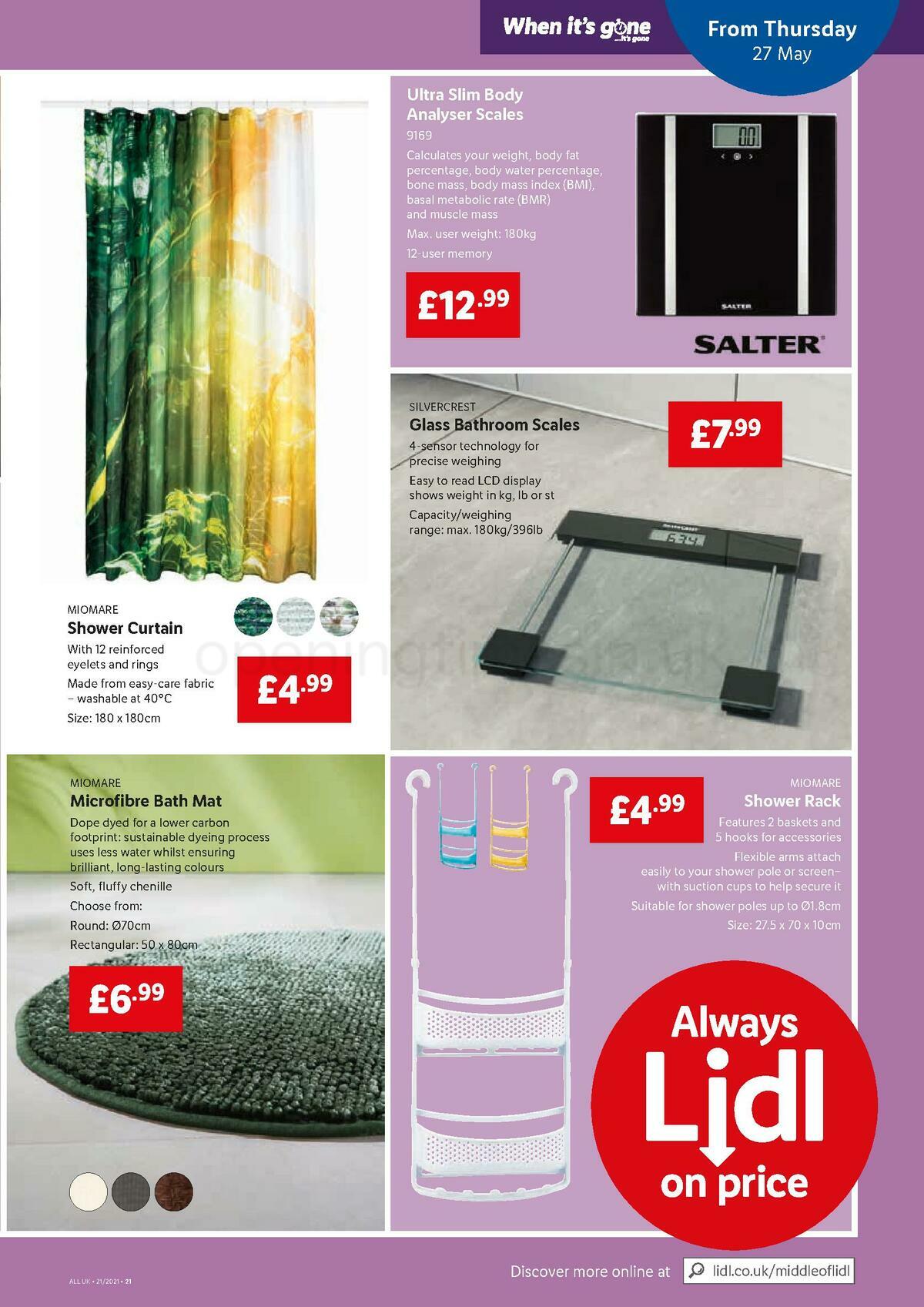 LIDL Offers from 27 May