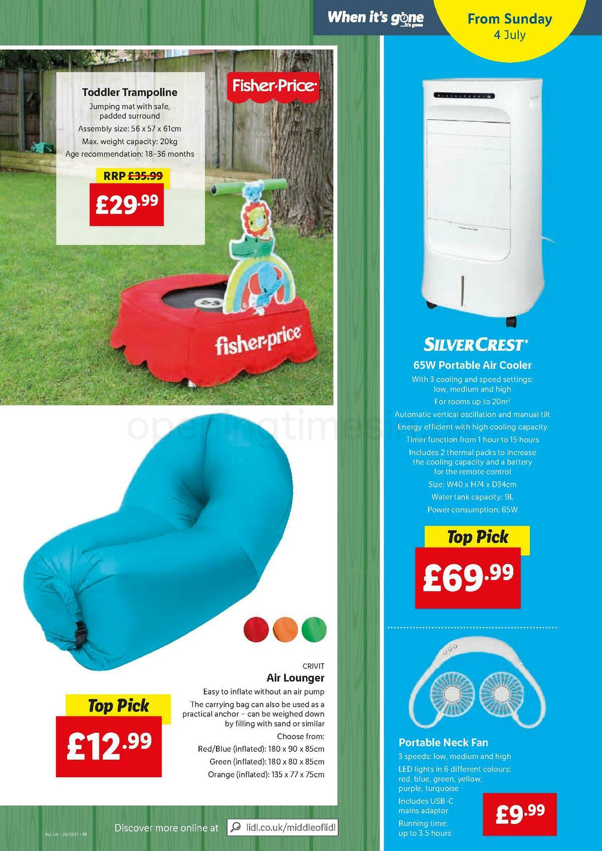 LIDL Offers from 1 July