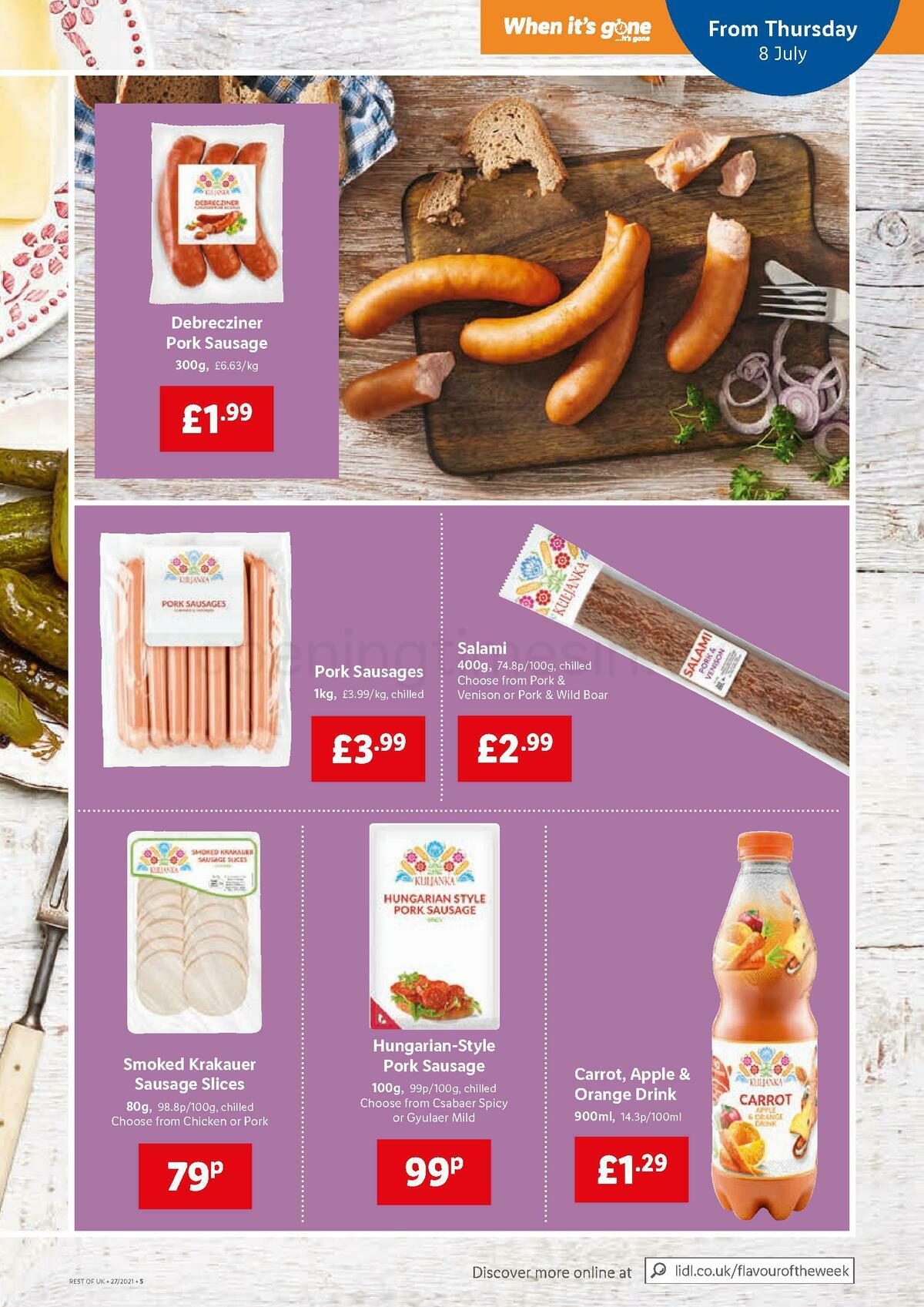 LIDL Offers from 8 July