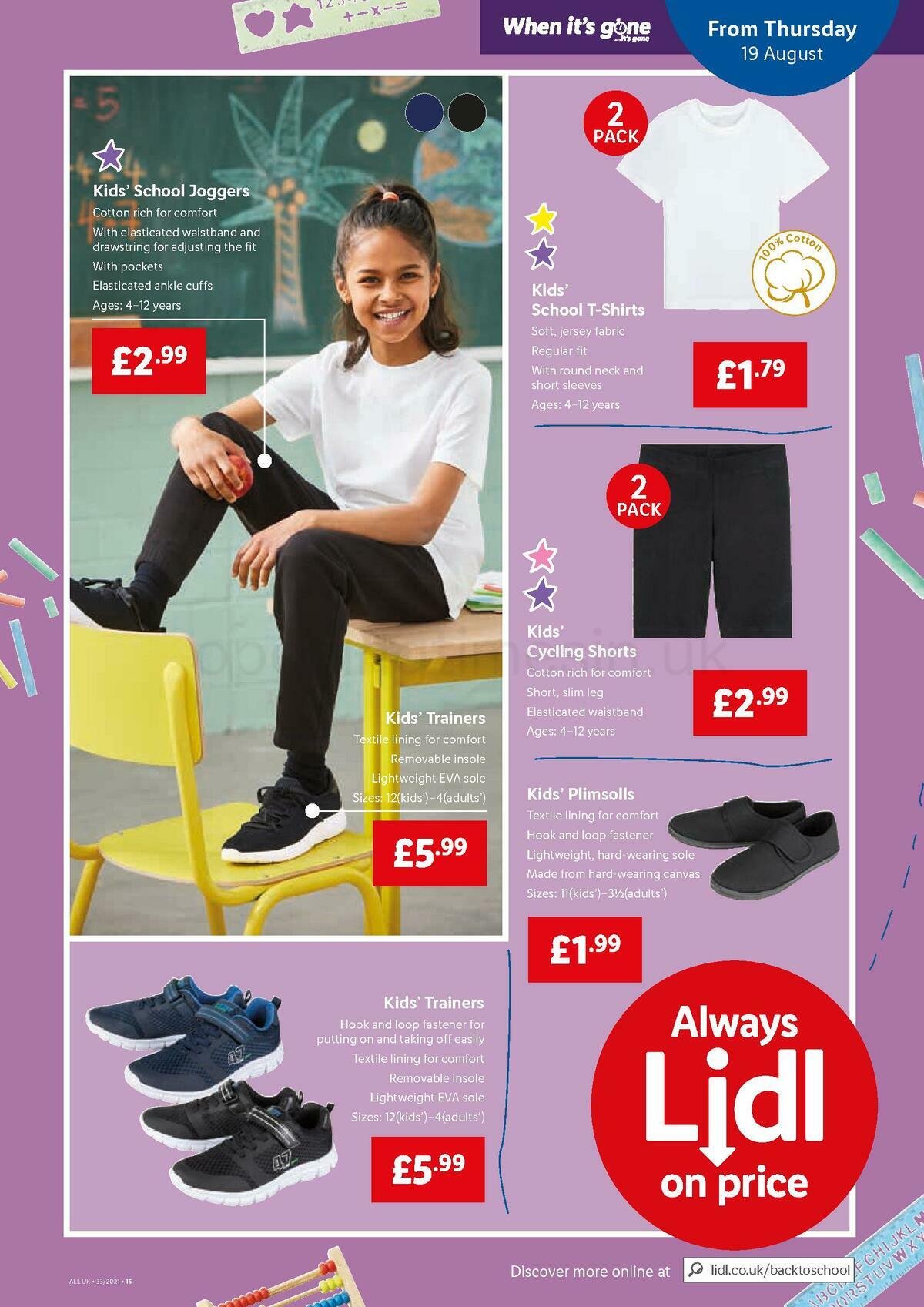 LIDL Offers from 19 August