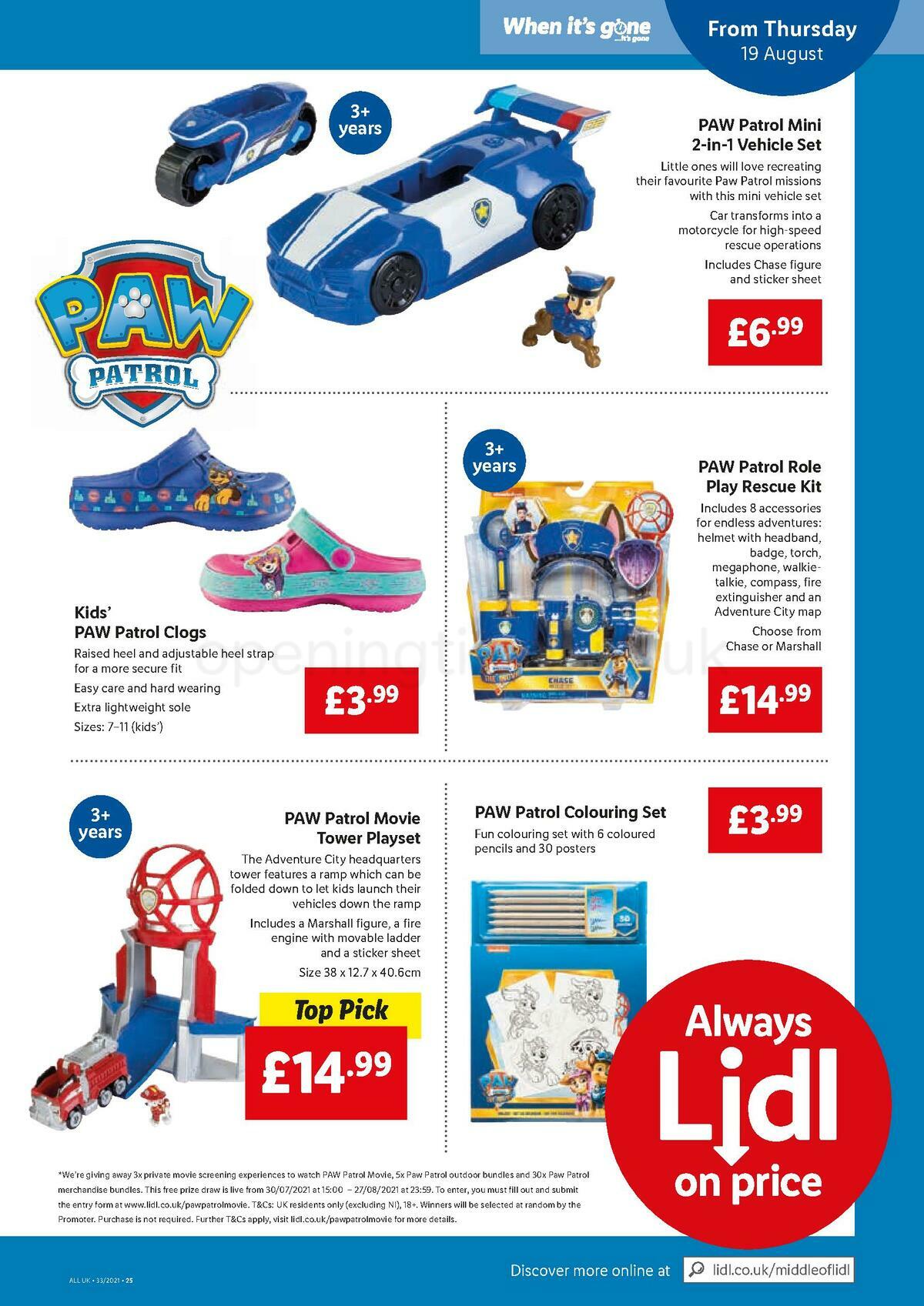 LIDL Offers from 19 August