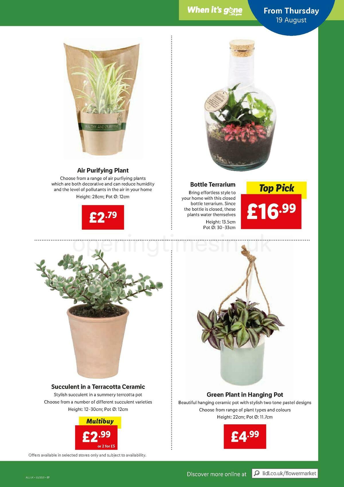 LIDL Offers from 19 August