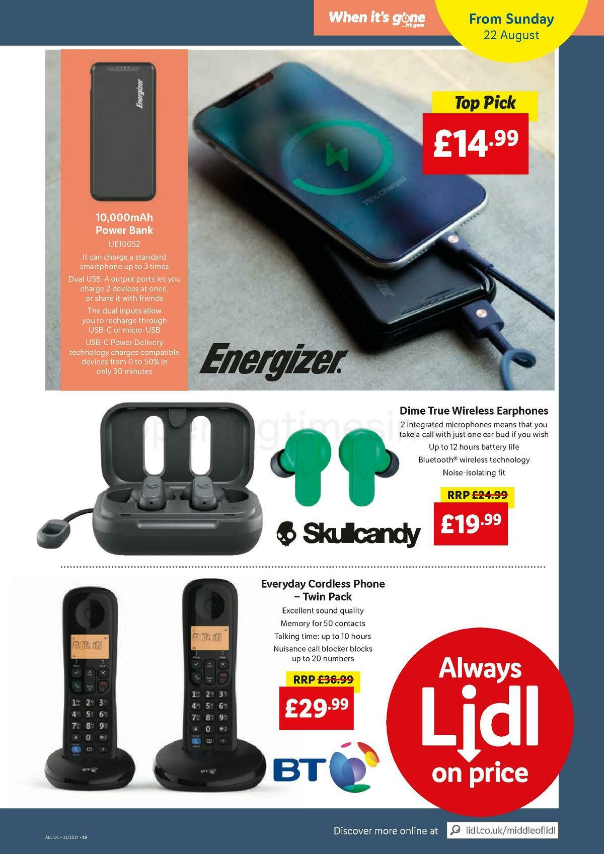 LIDL Offers from 19 August