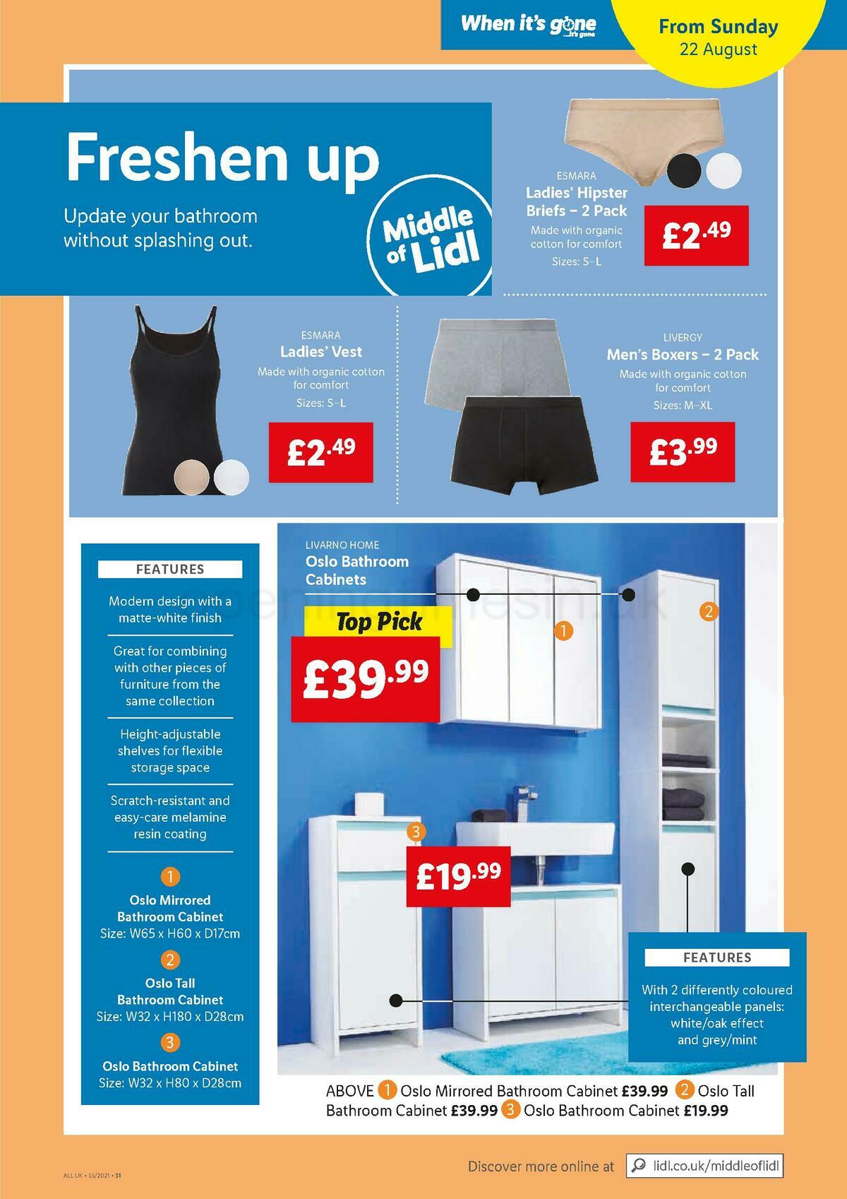 LIDL Offers from 19 August