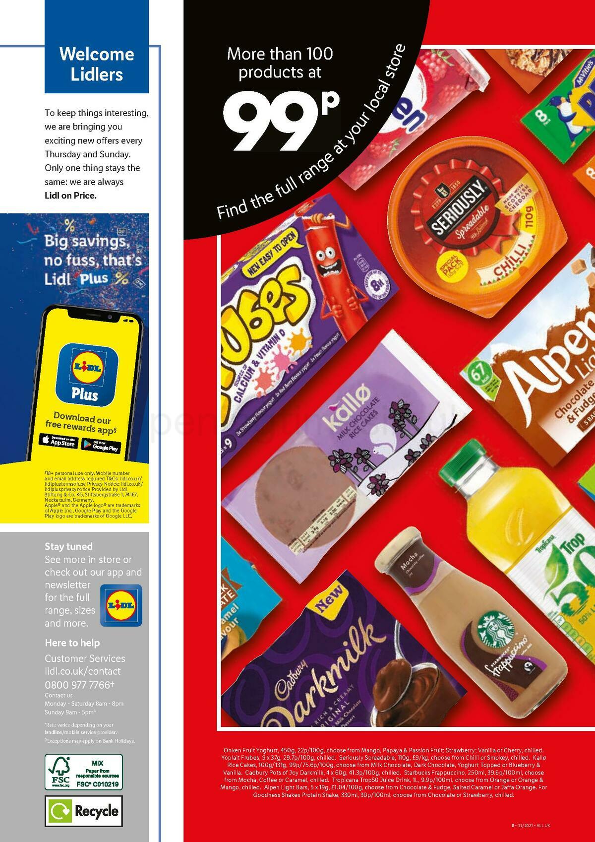 LIDL Offers from 19 August