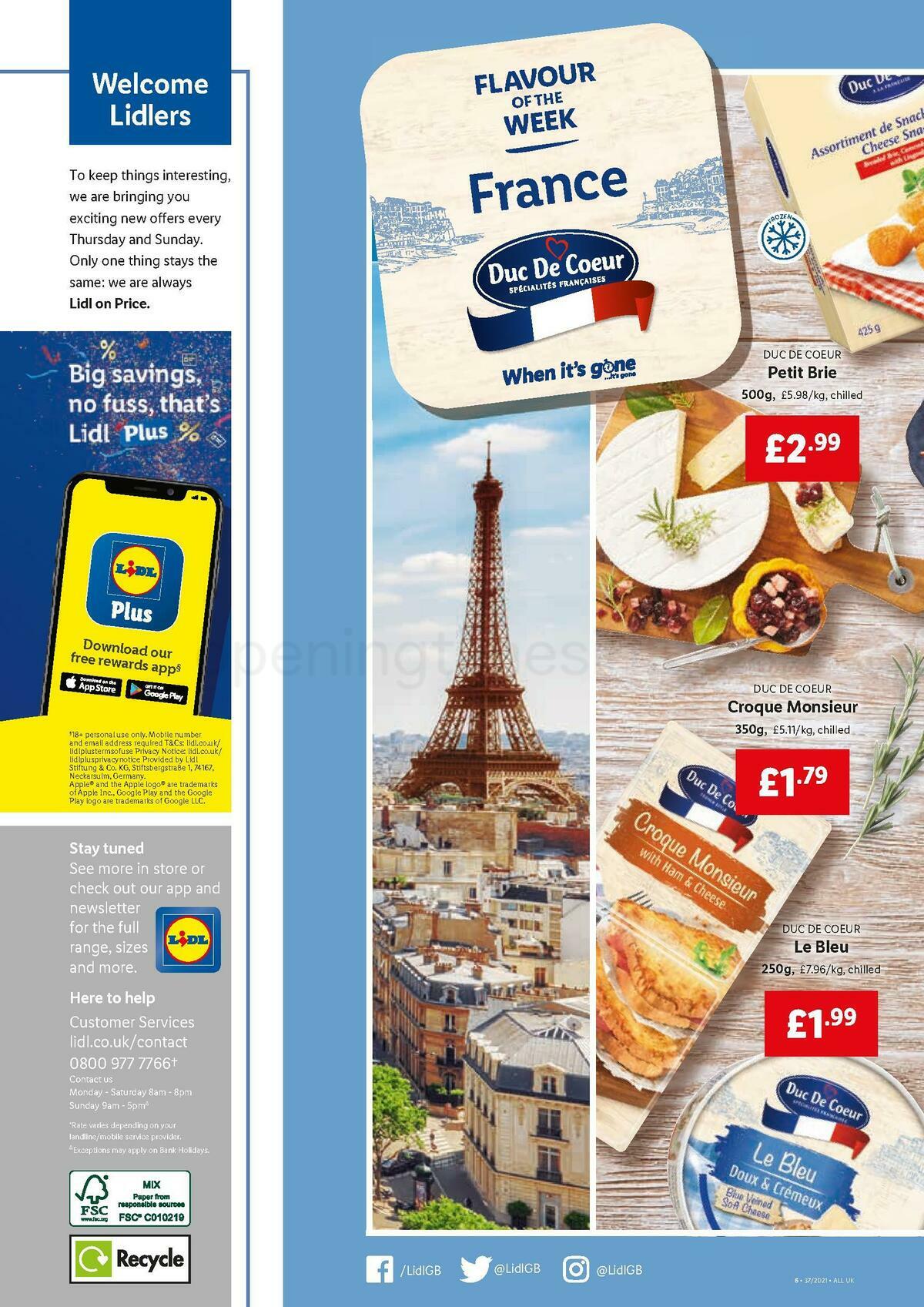 LIDL Offers from 16 September