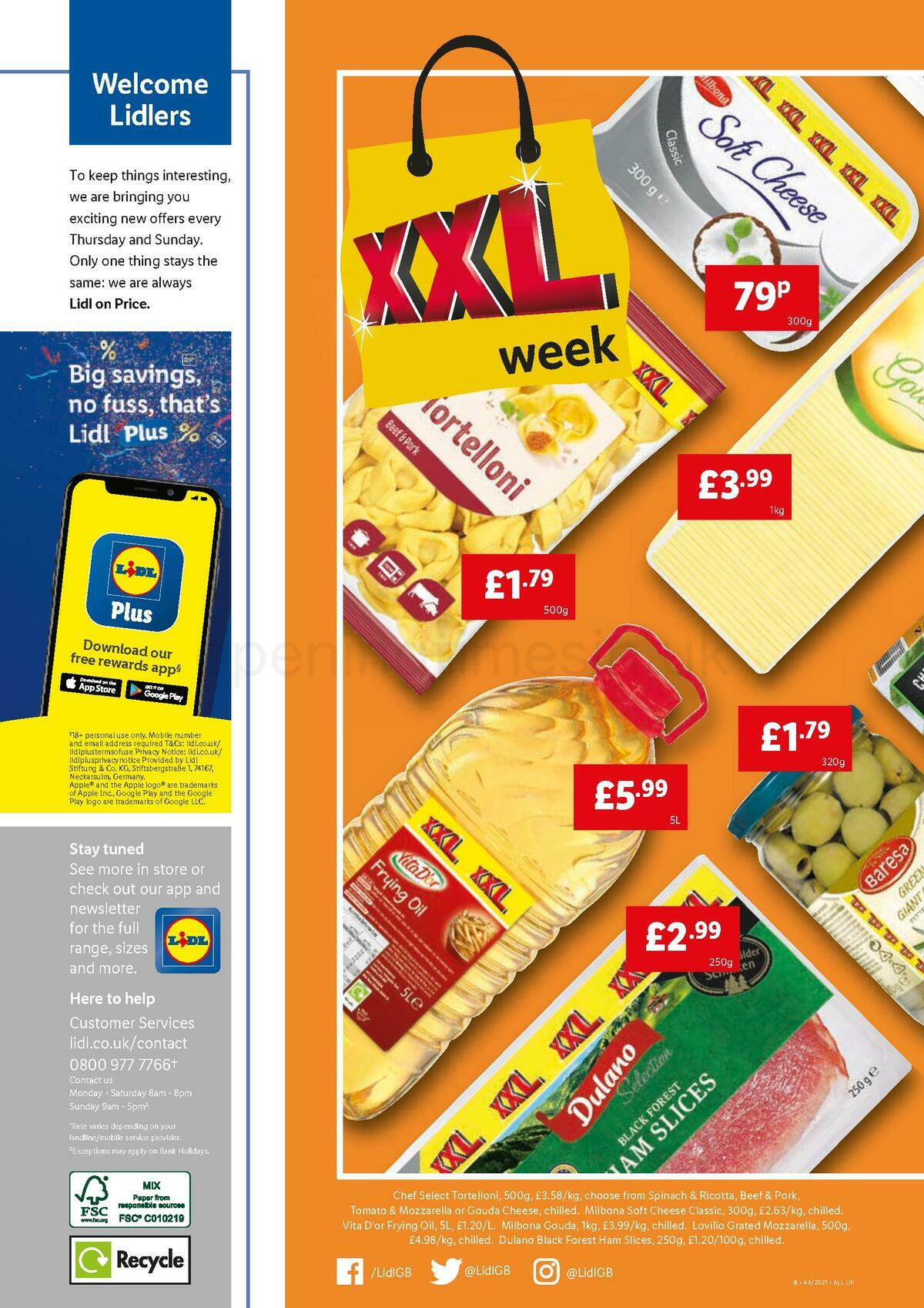 LIDL Offers from 4 November