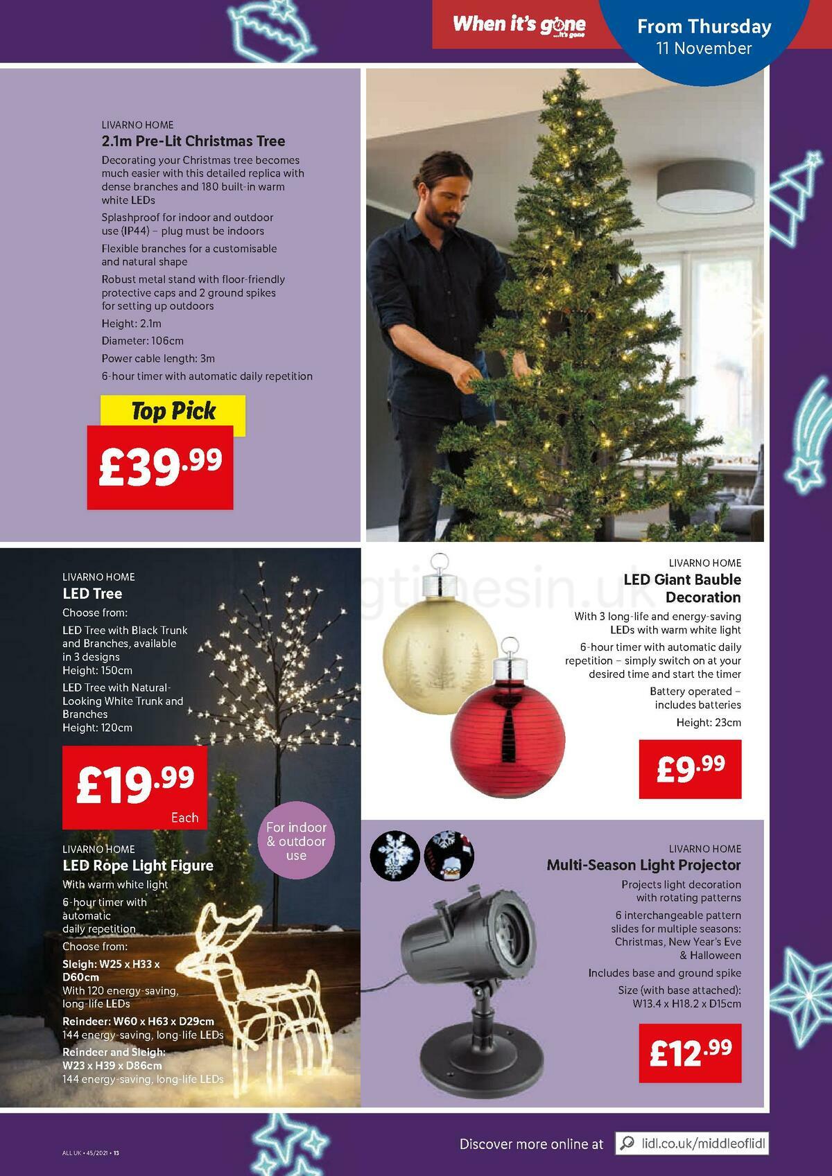 LIDL Offers from 11 November