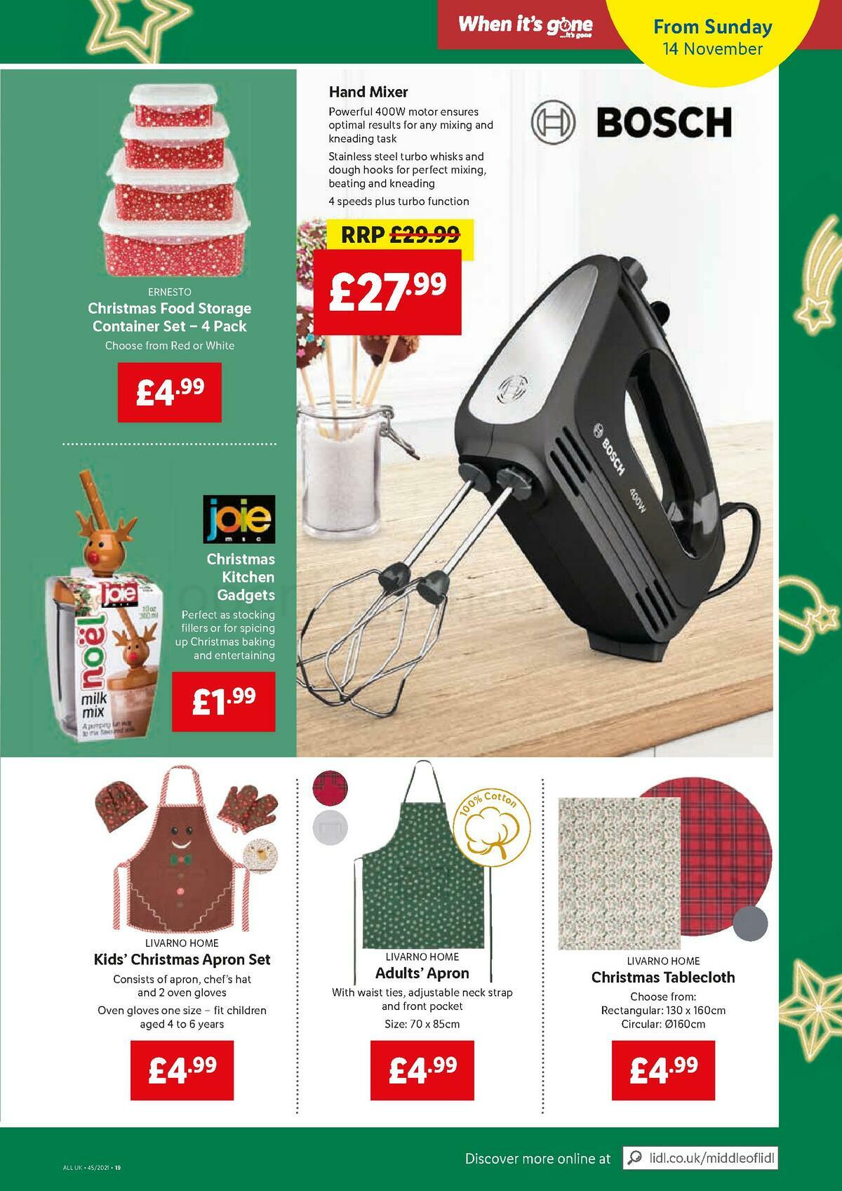 LIDL Offers from 11 November