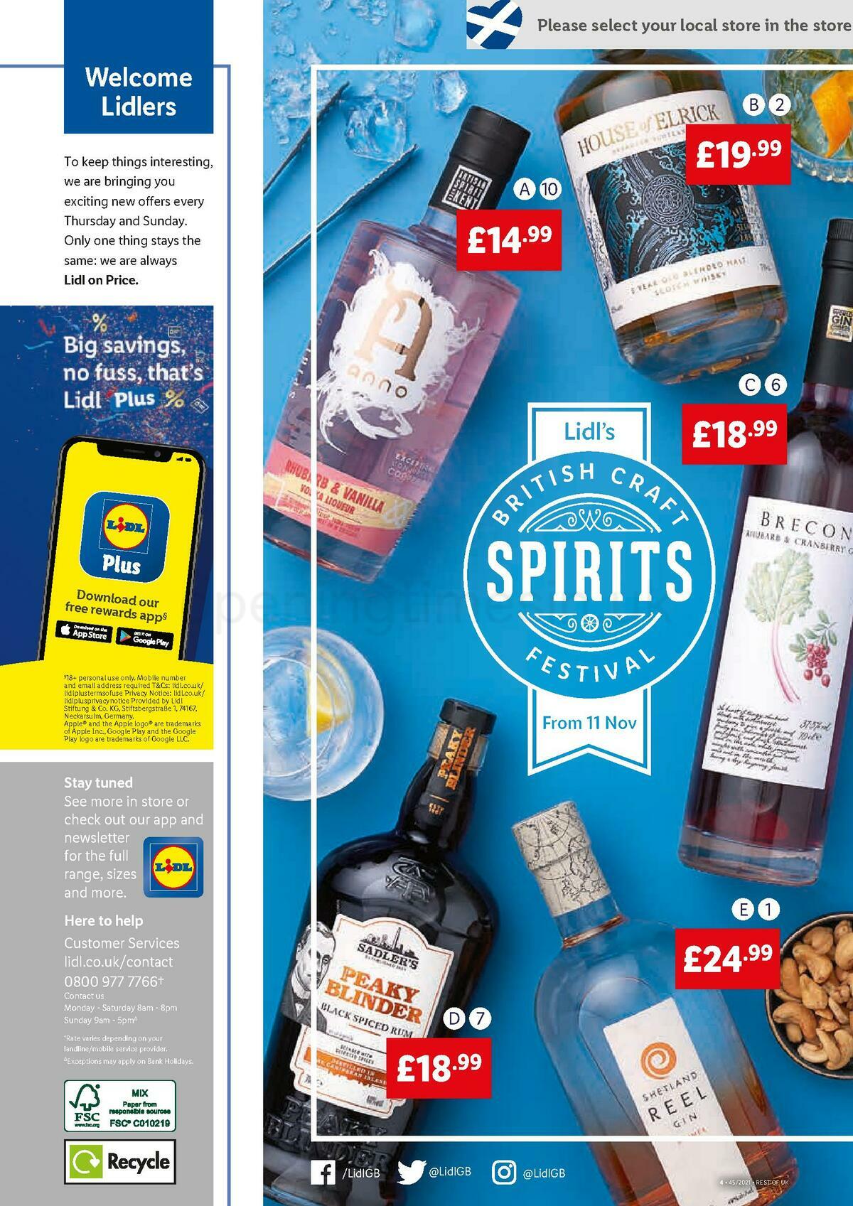 LIDL Offers from 11 November