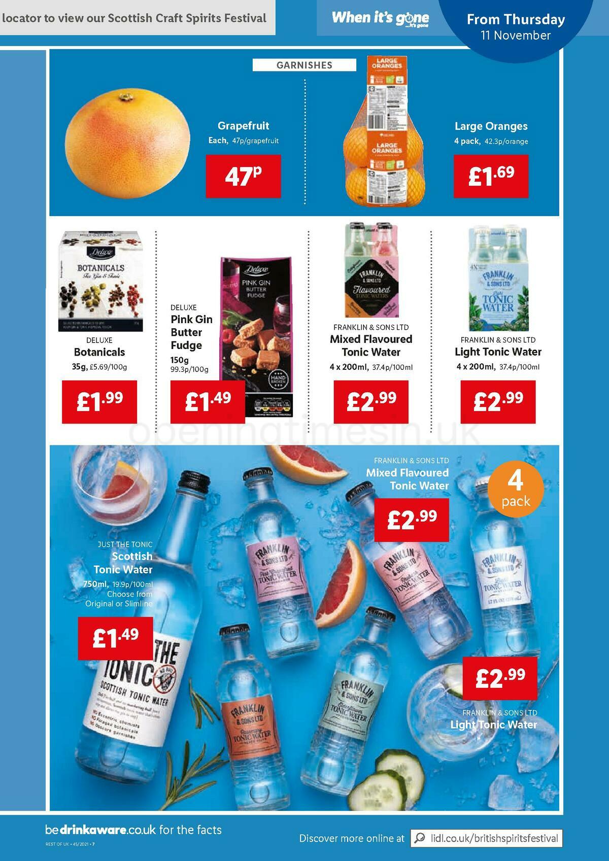 LIDL Offers from 11 November