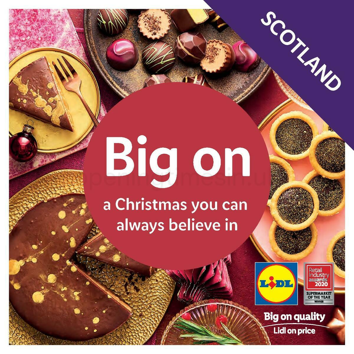 LIDL Christmas Magazine Scotland Offers from 10 November