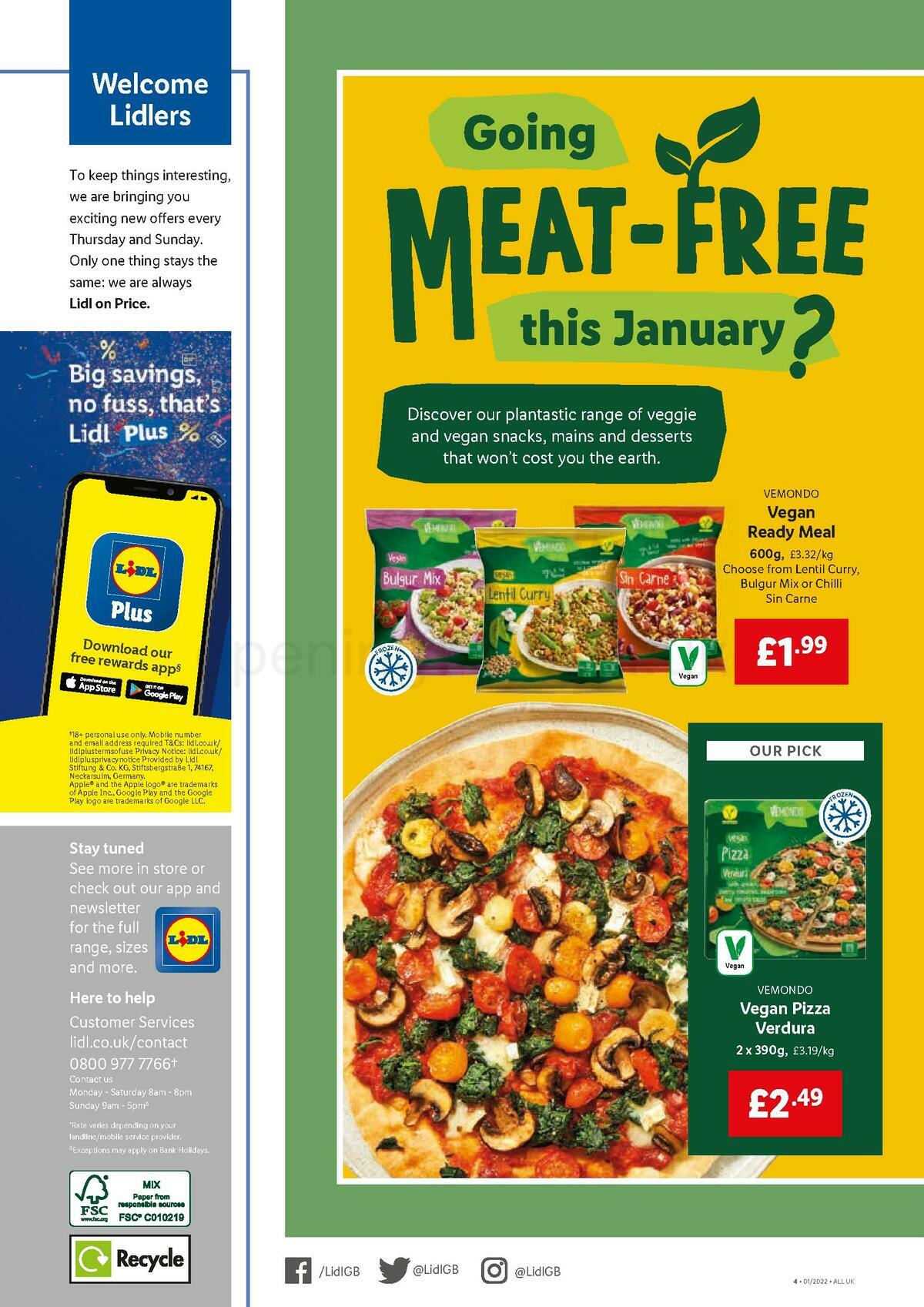 LIDL Offers from 6 January