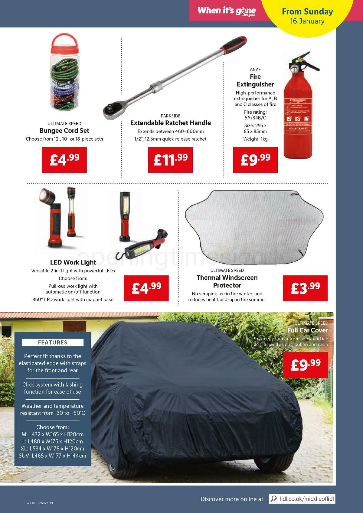 LIDL Offers from 13 January