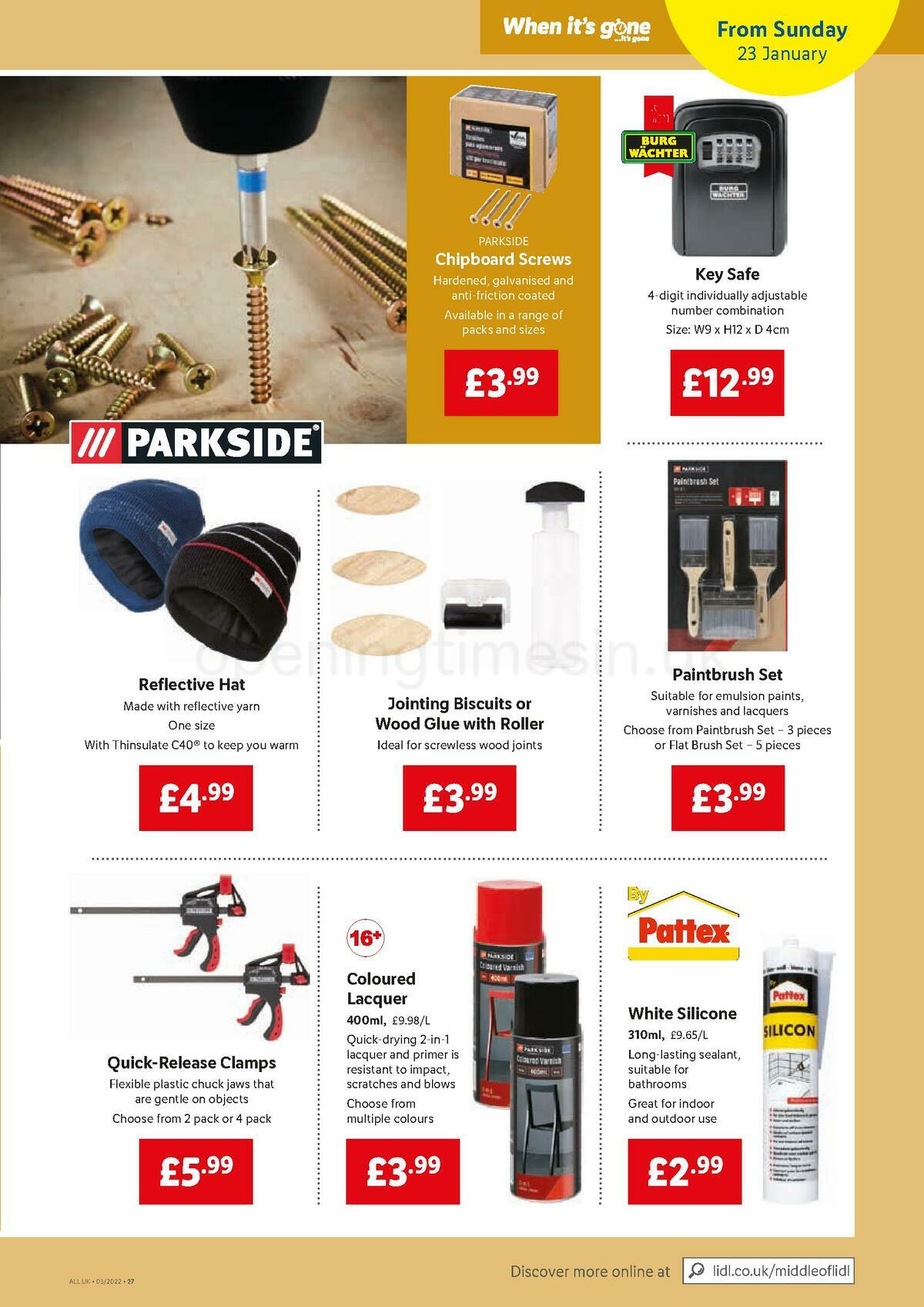 LIDL Offers from 20 January