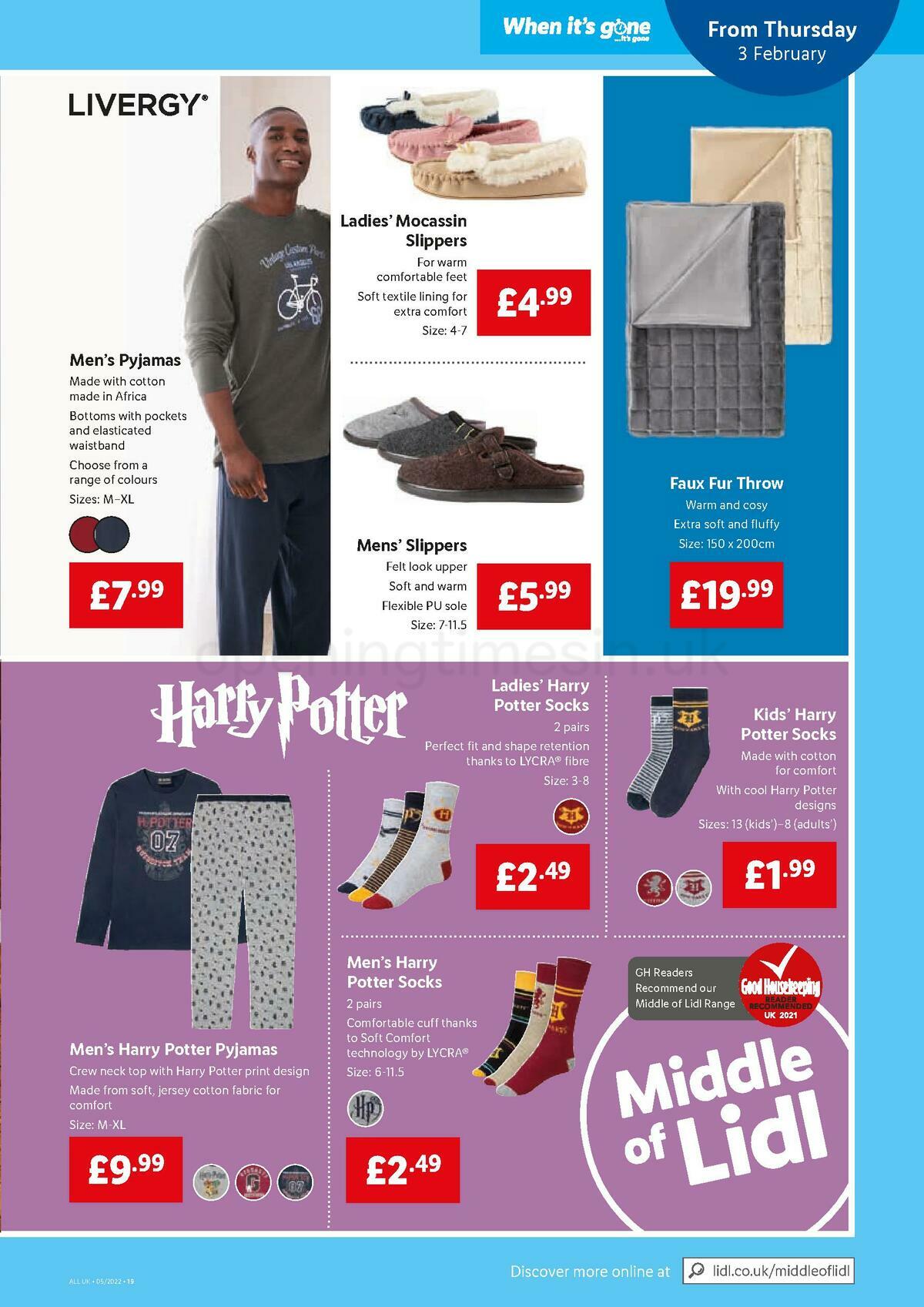 LIDL Offers from 3 February