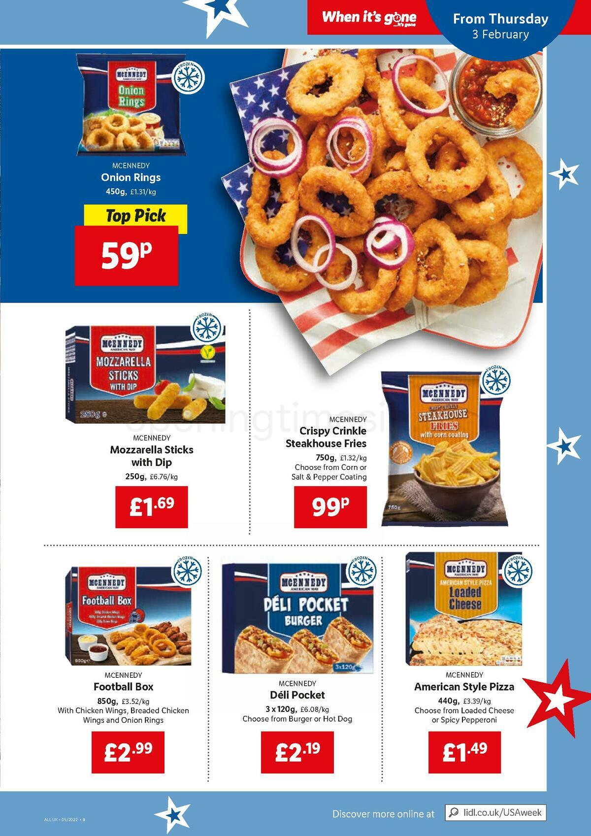 LIDL Offers from 3 February