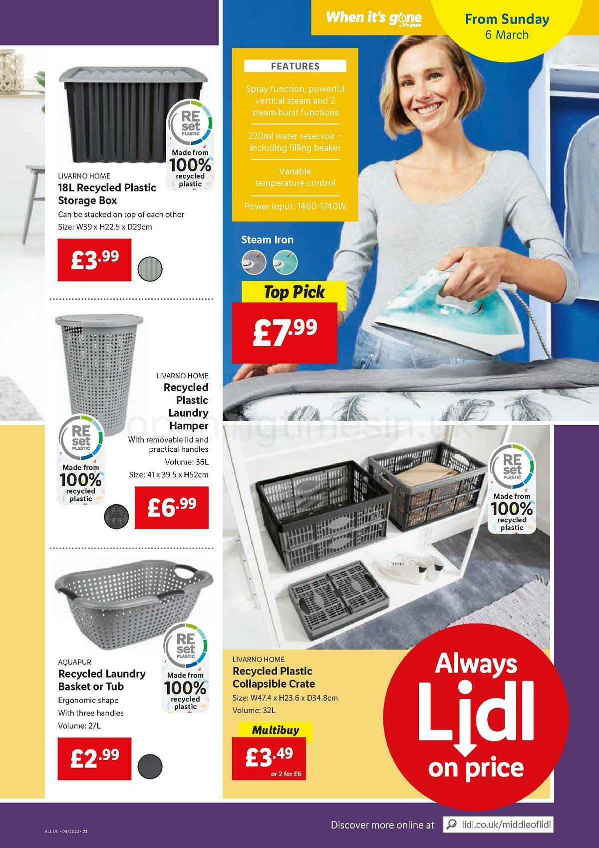 LIDL Offers from 3 March