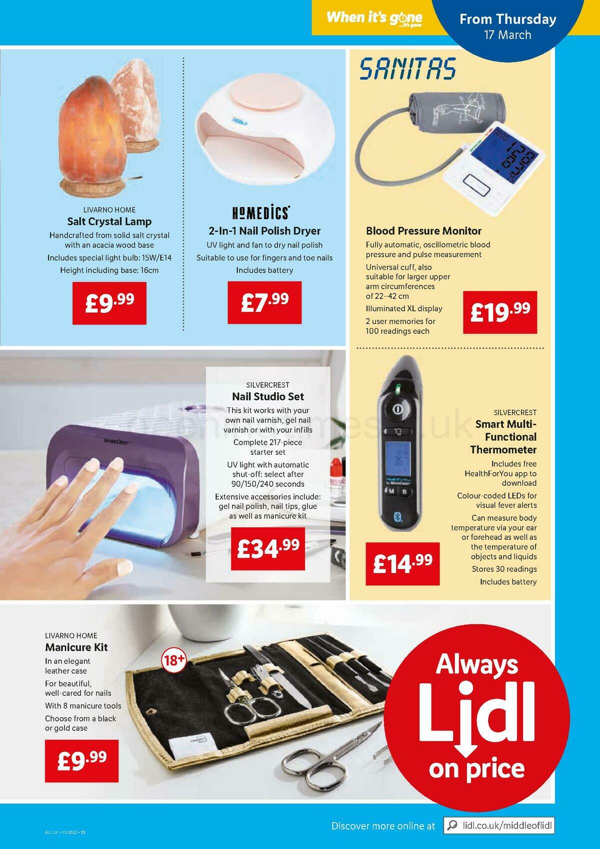 LIDL Offers from 17 March