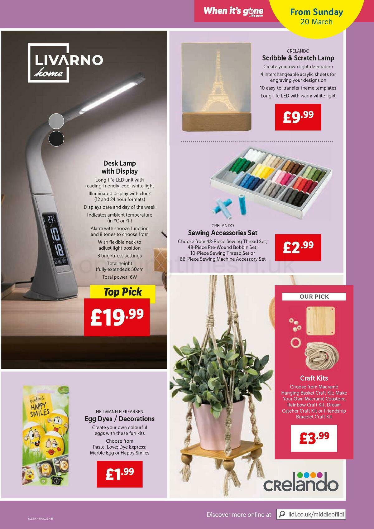 LIDL Offers from 17 March