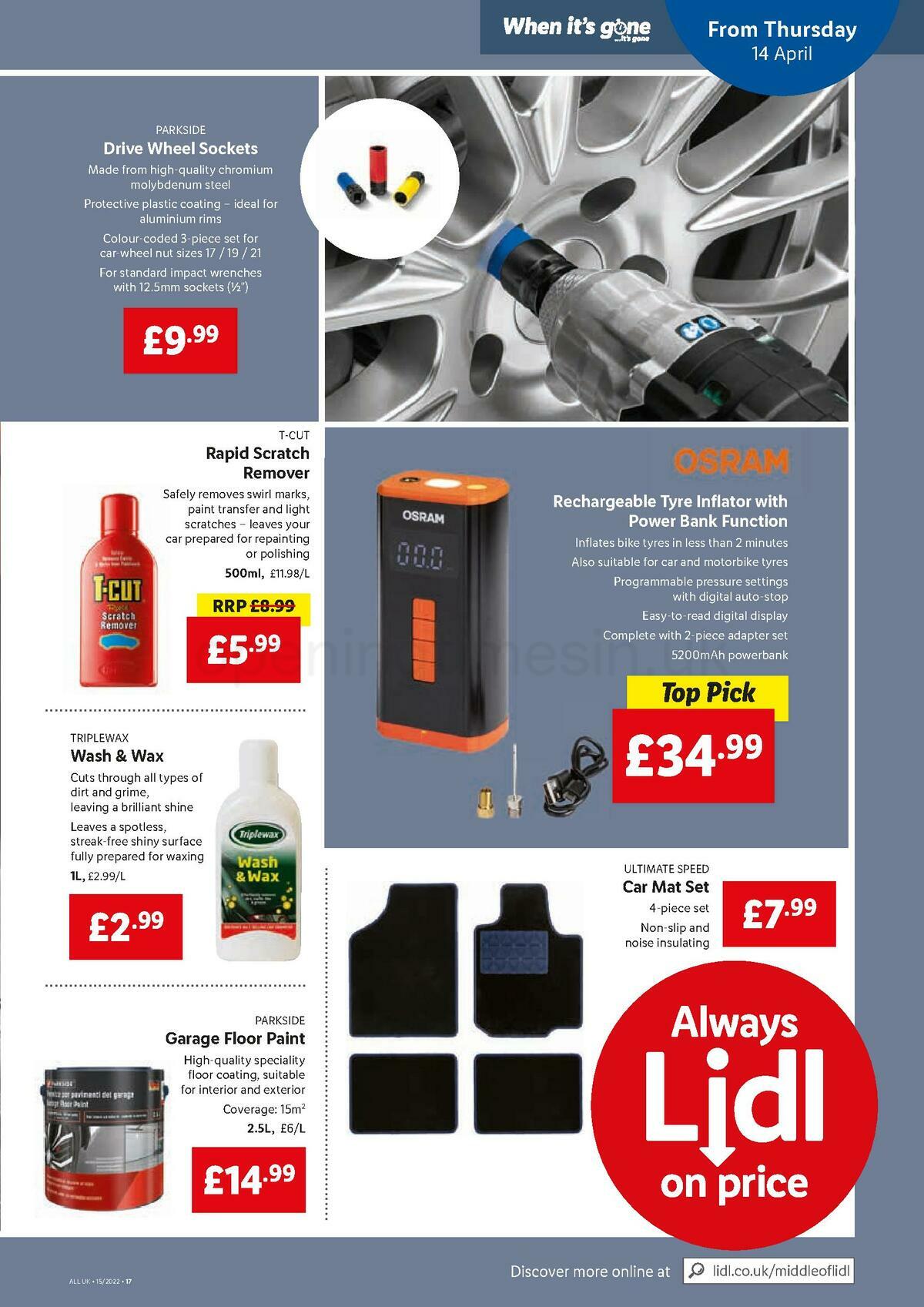LIDL Offers from 14 April