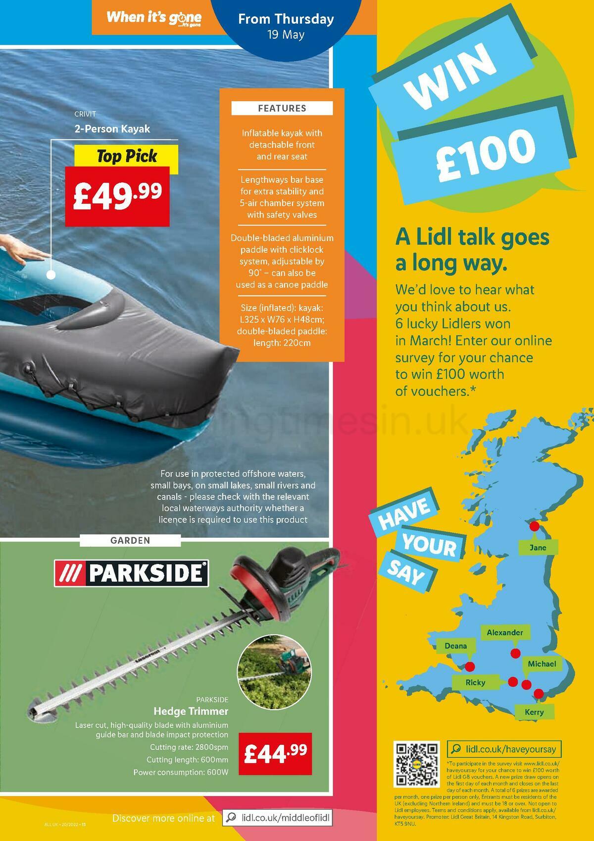 LIDL Offers from 19 May