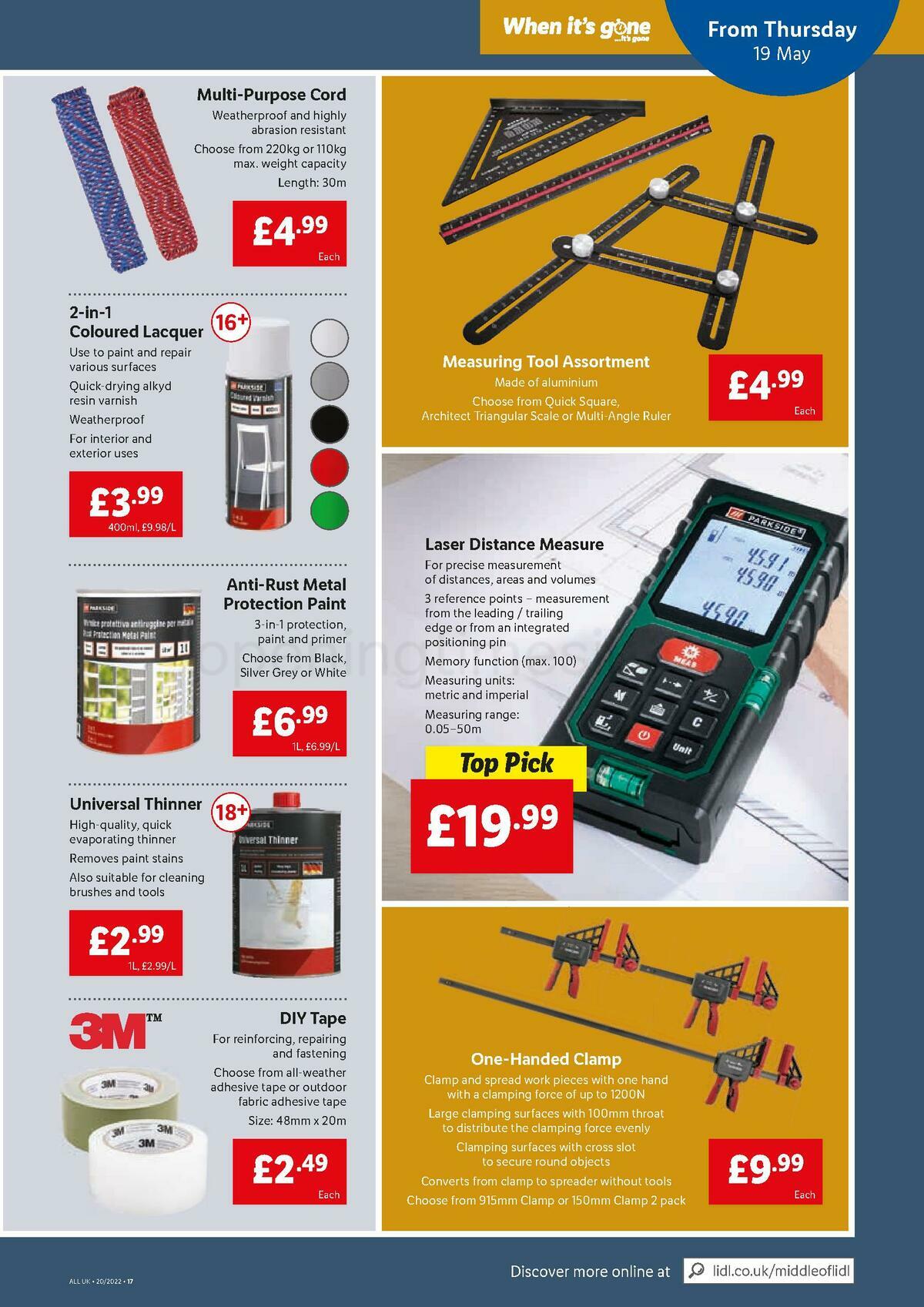 LIDL Offers from 19 May