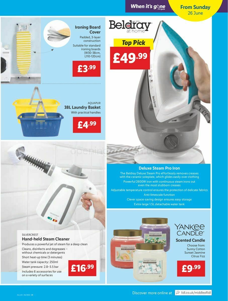 LIDL Offers from 23 June
