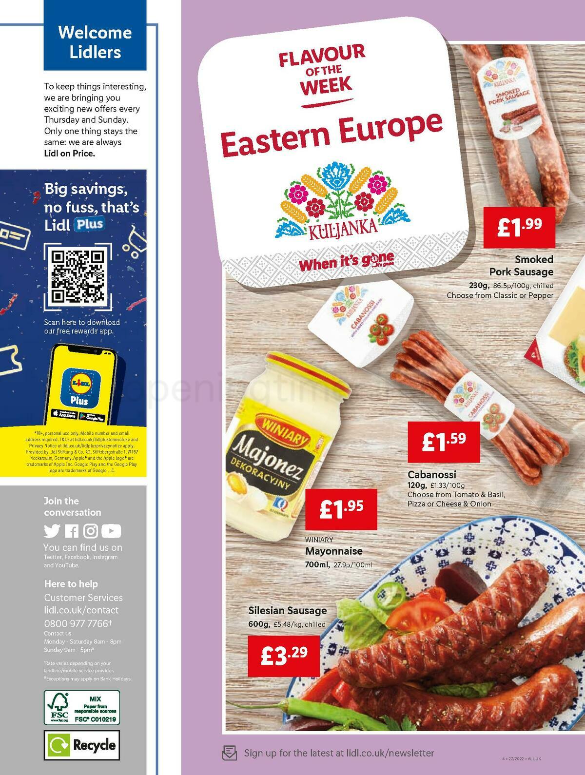 LIDL Offers from 7 July