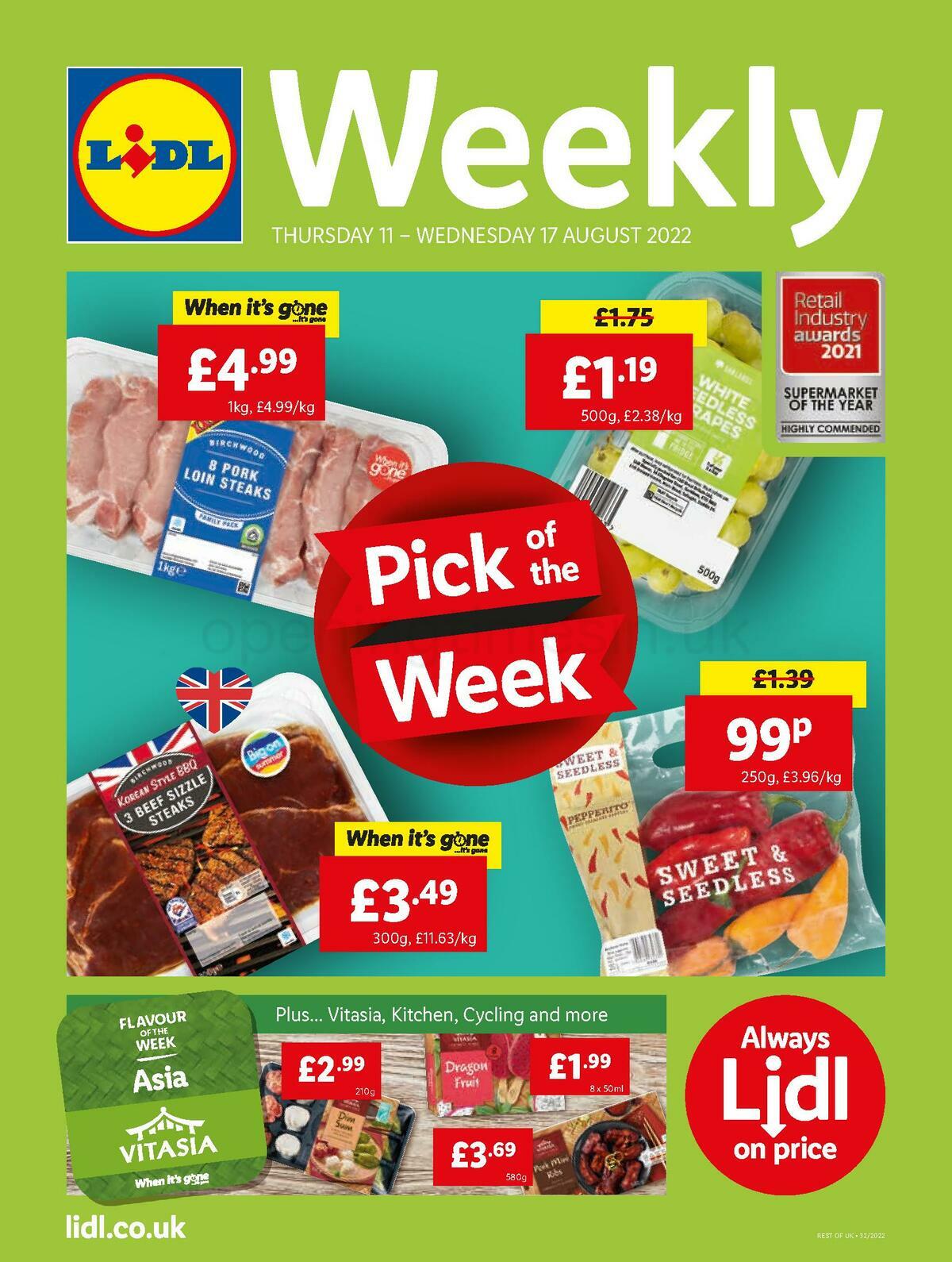 LIDL Offers from 11 August