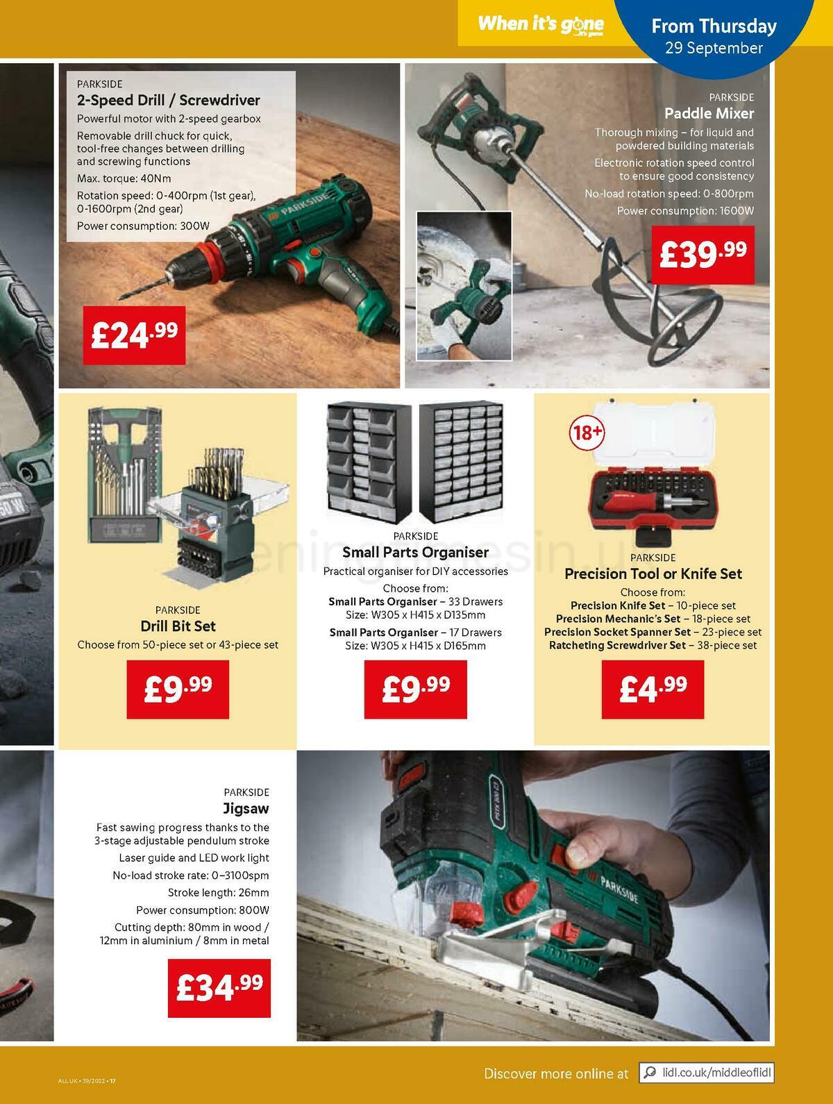 LIDL Offers from 29 September