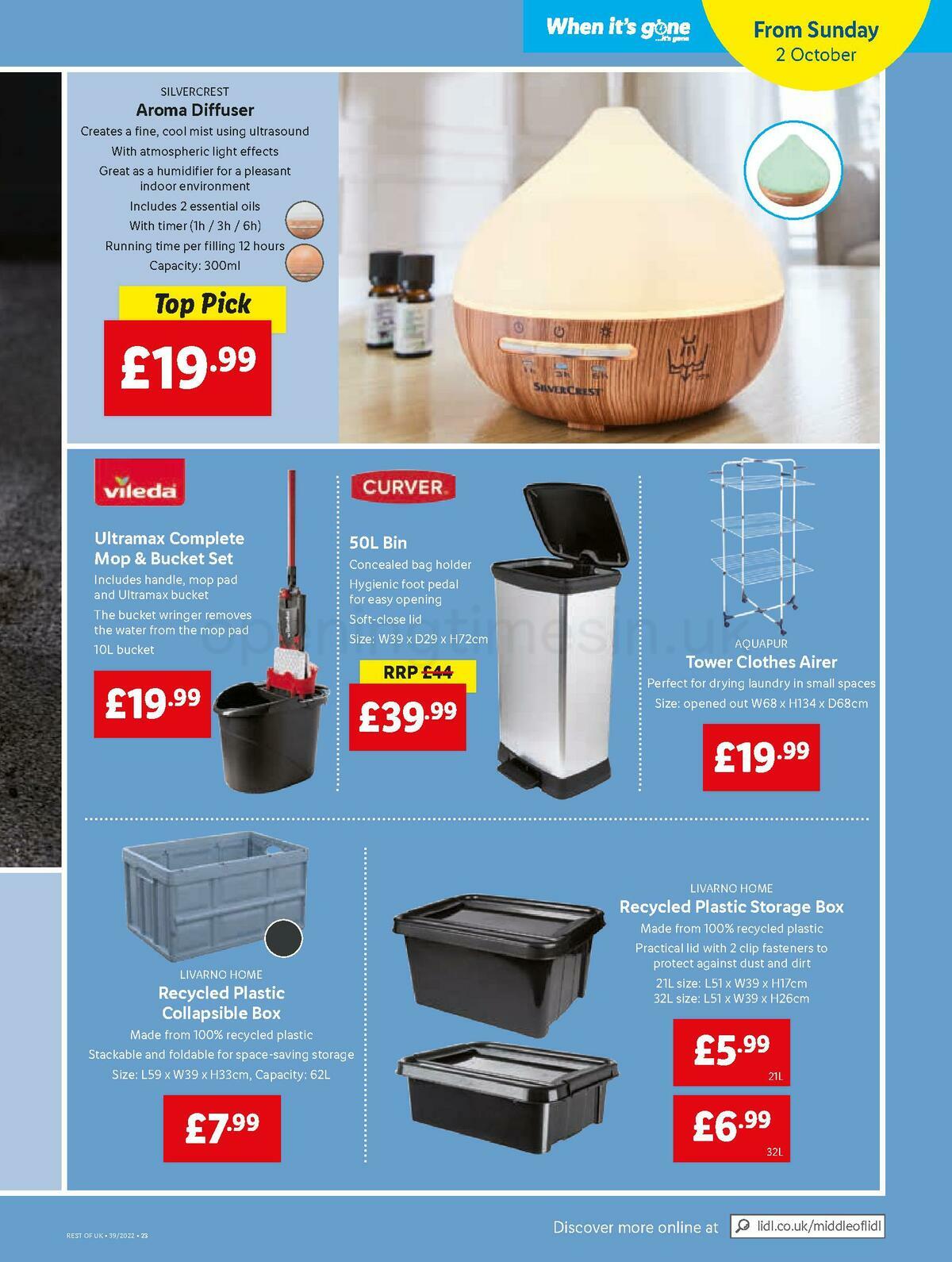 LIDL Offers from 29 September