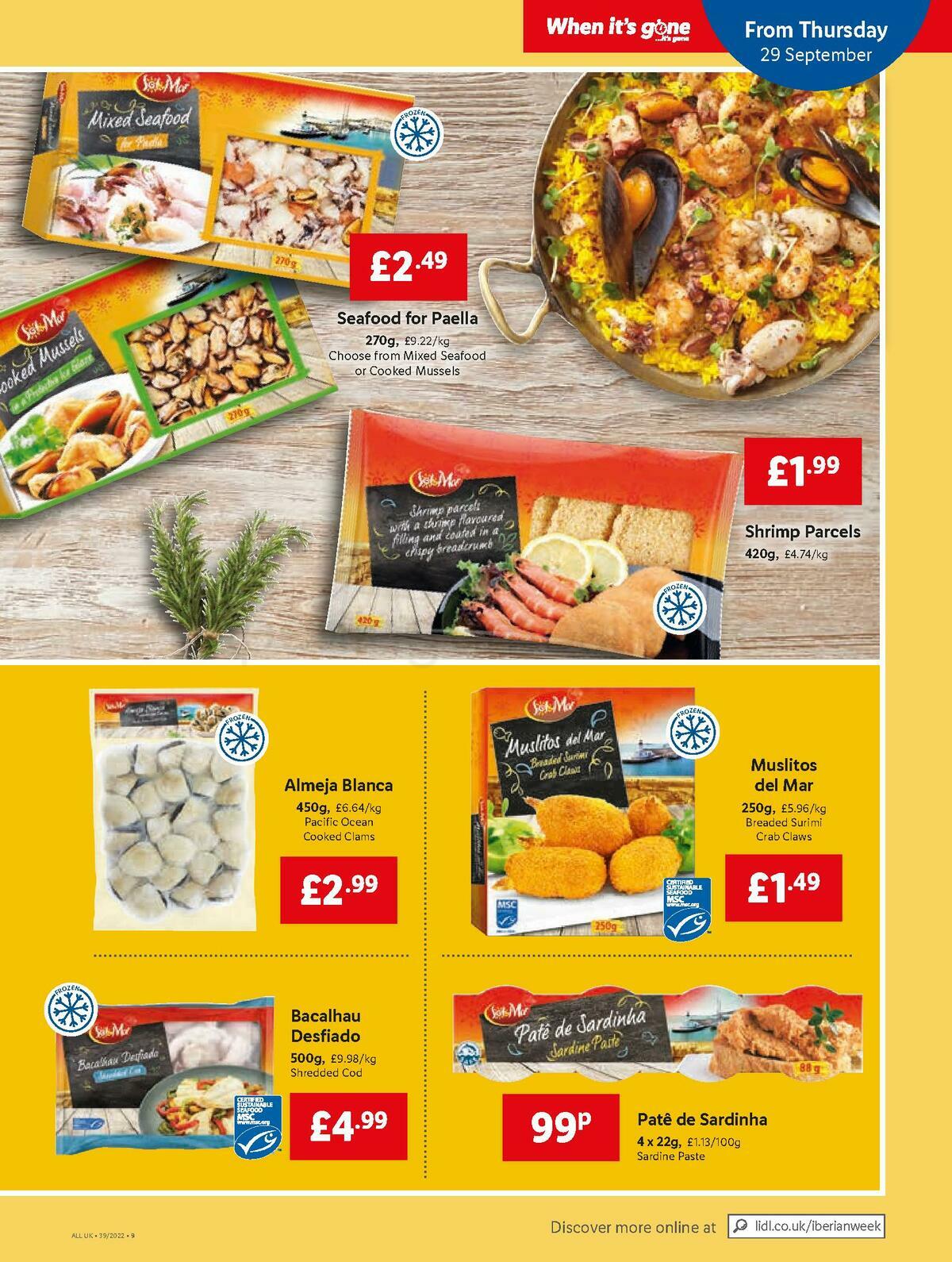 LIDL Offers from 29 September