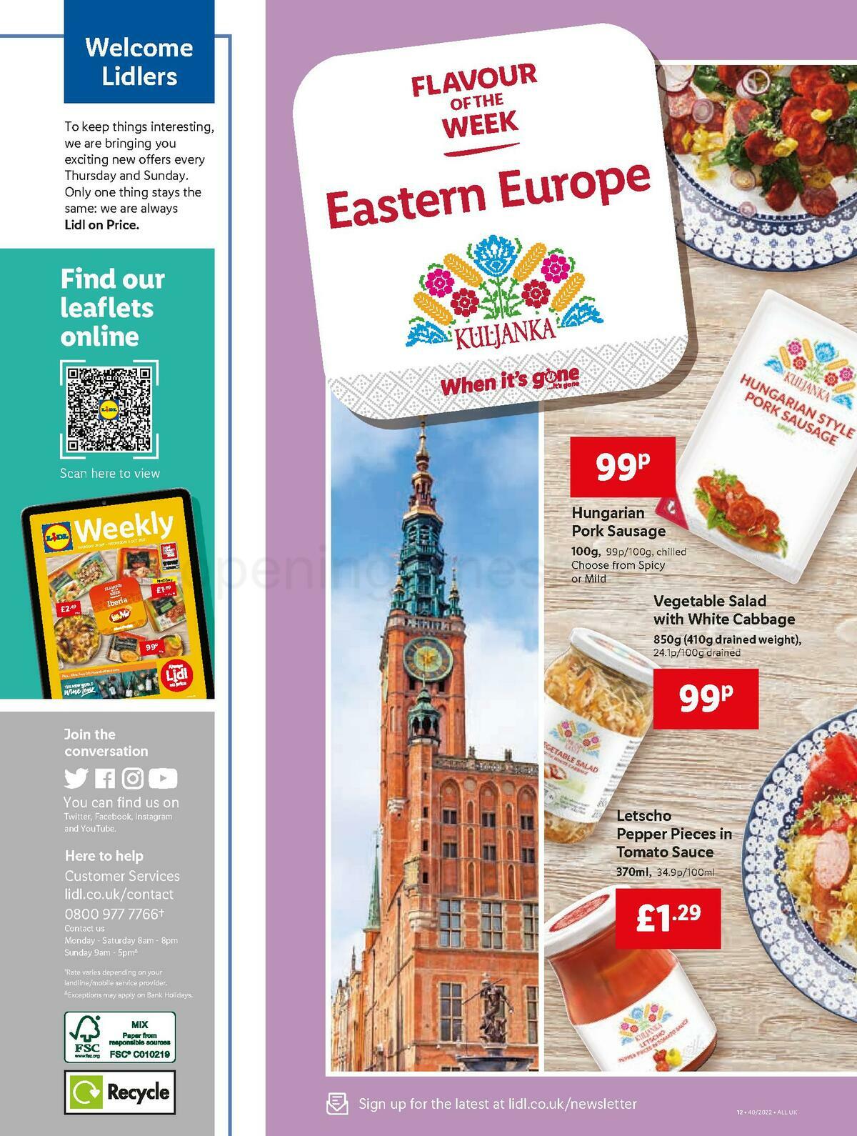 LIDL Offers from 6 October