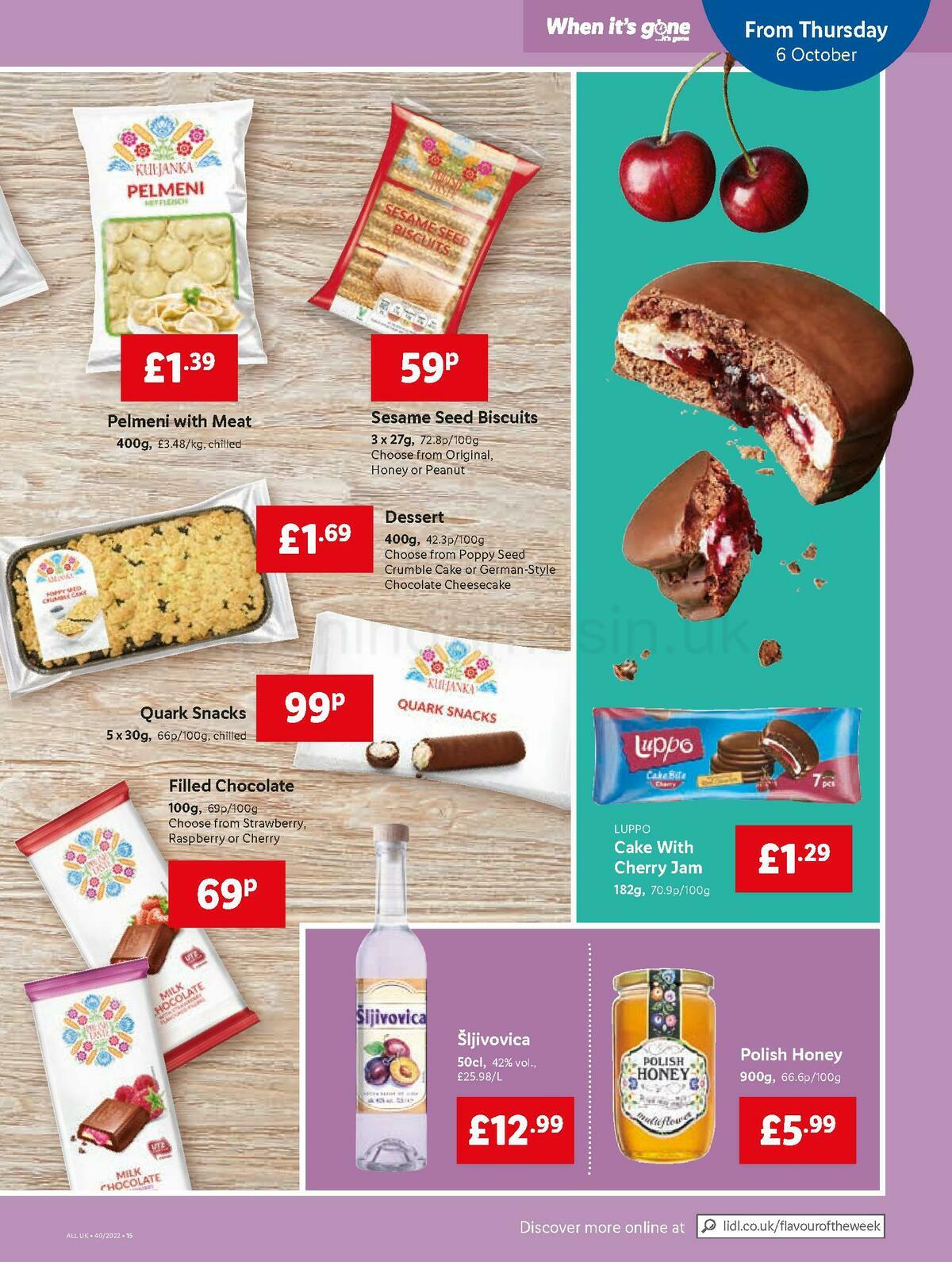 LIDL Offers from 6 October