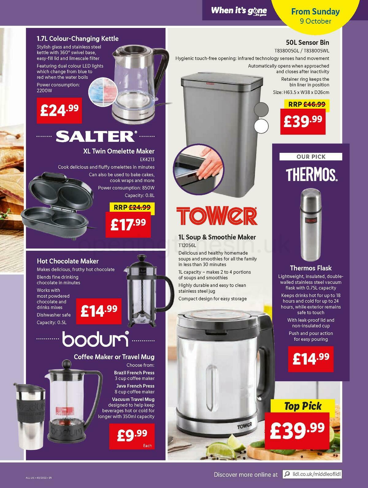 LIDL Offers from 6 October