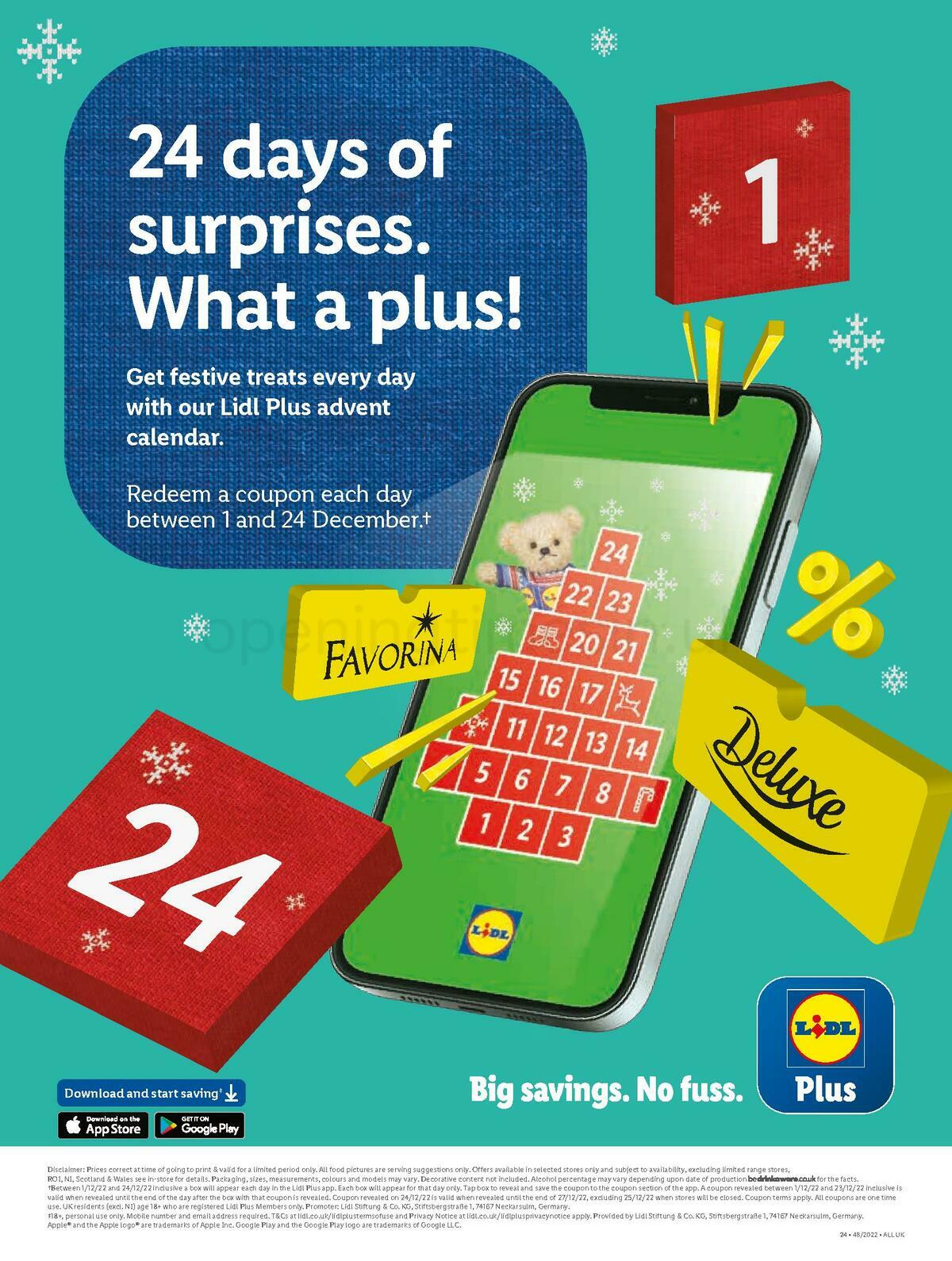 LIDL Offers from 1 December