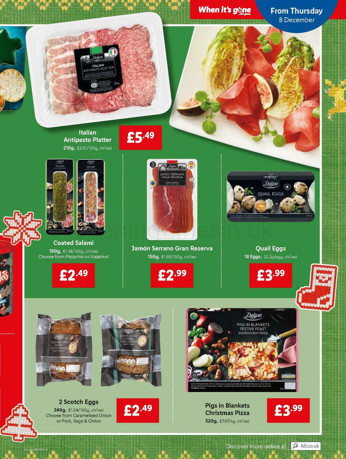 LIDL Offers from 8 December