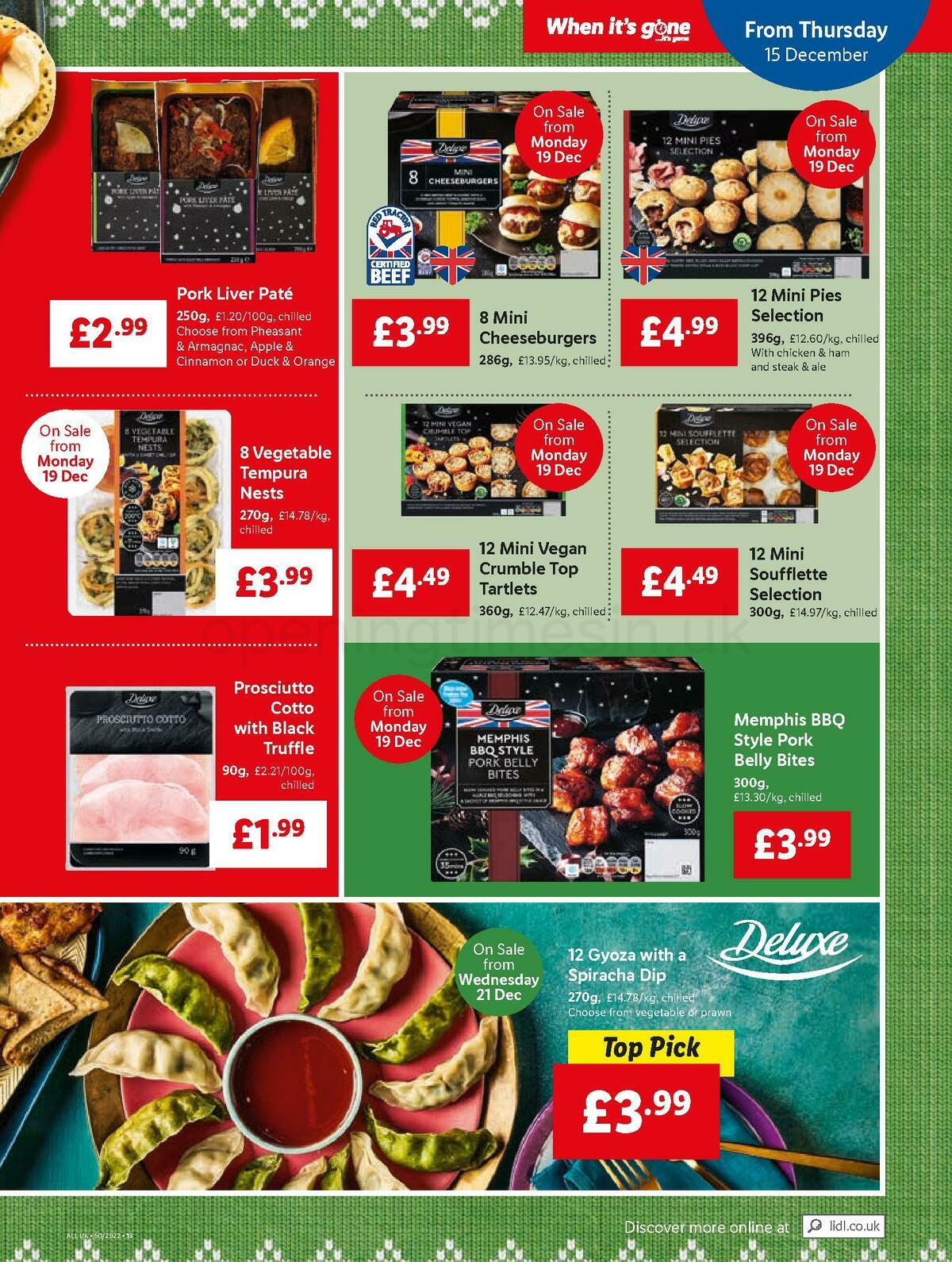 LIDL Offers from 15 December