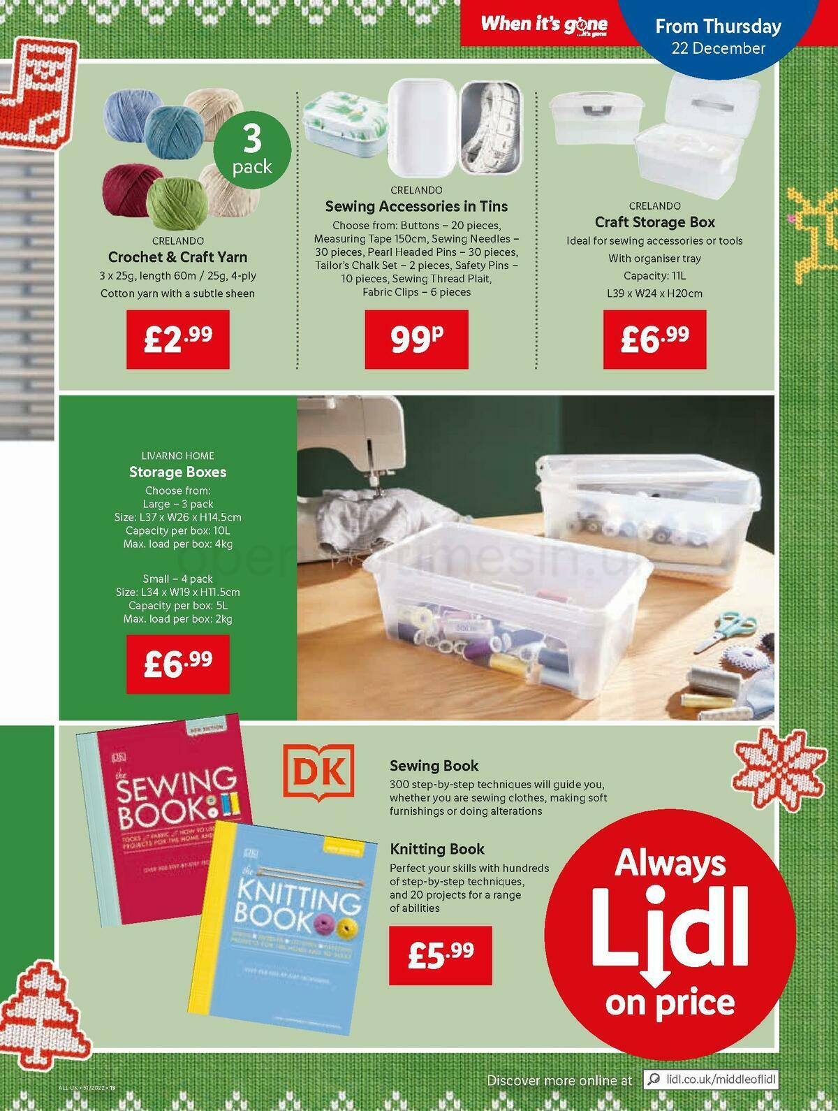 LIDL Offers from 22 December
