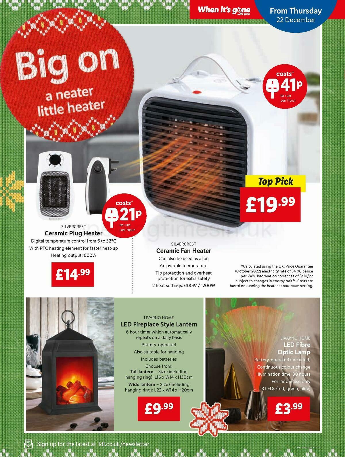 LIDL Offers from 22 December