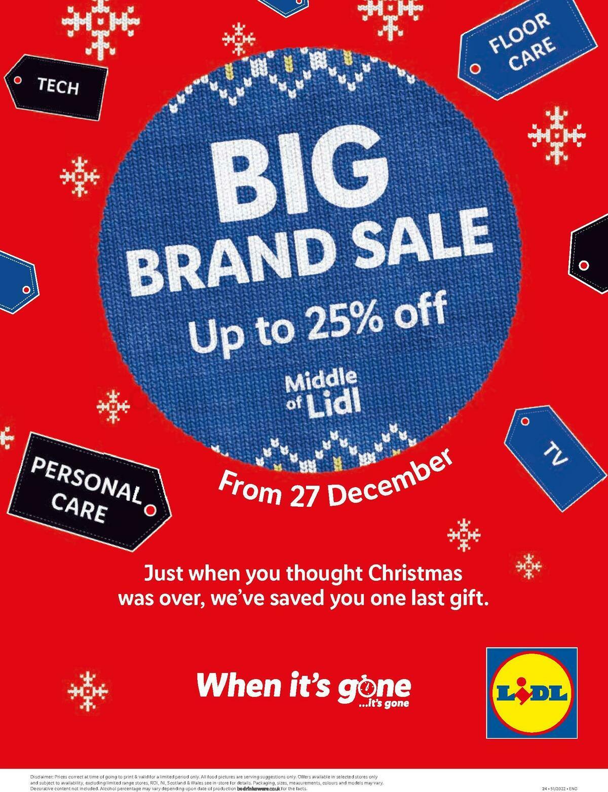 LIDL Offers from 22 December