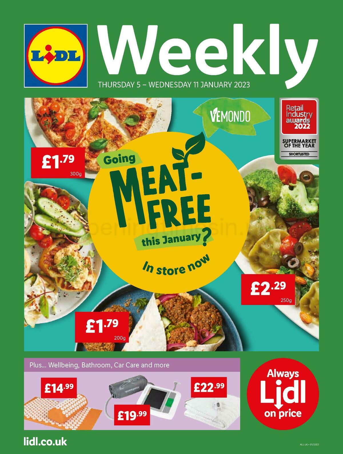 LIDL Offers from 5 January