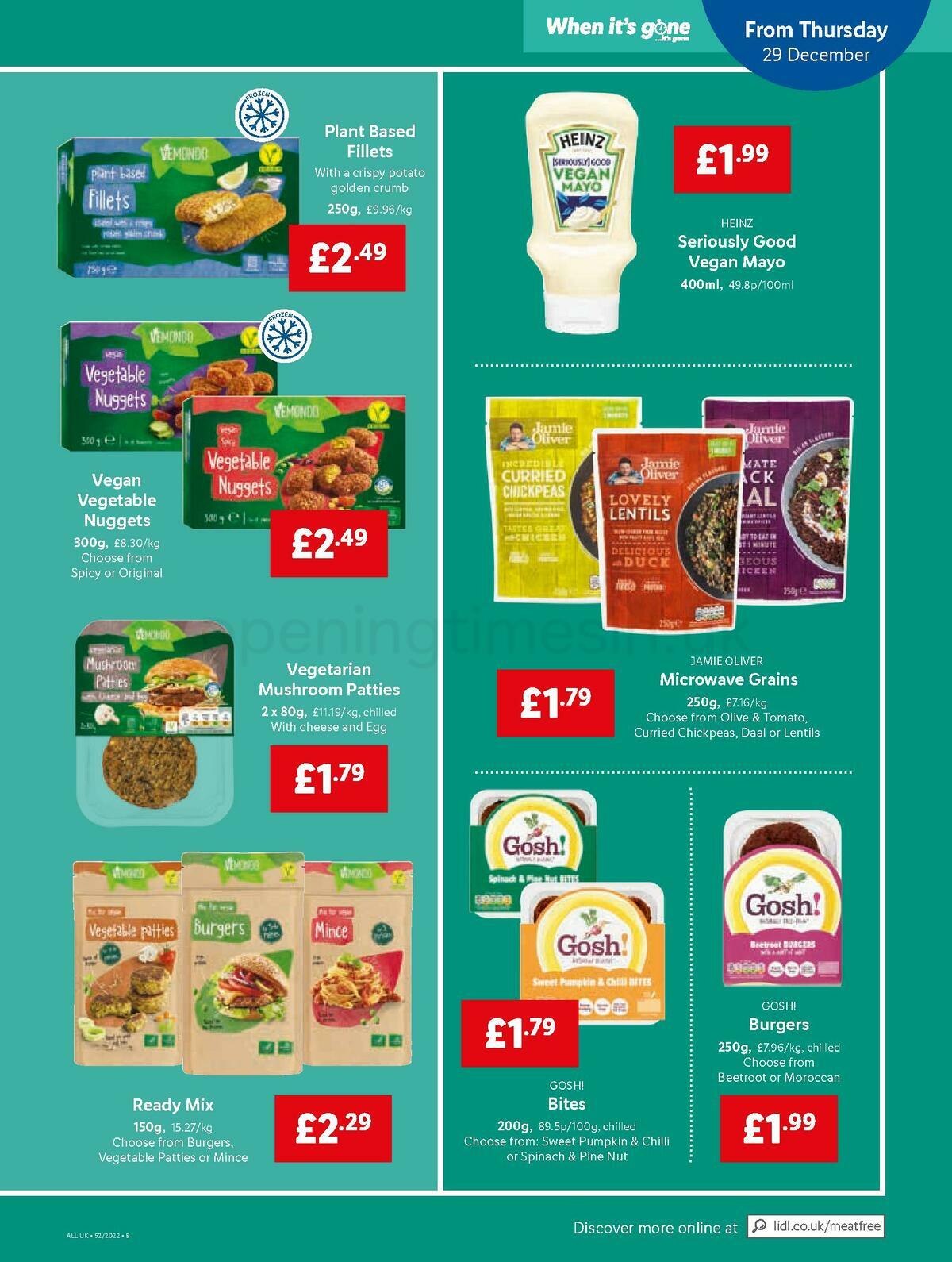 LIDL Offers from 29 December