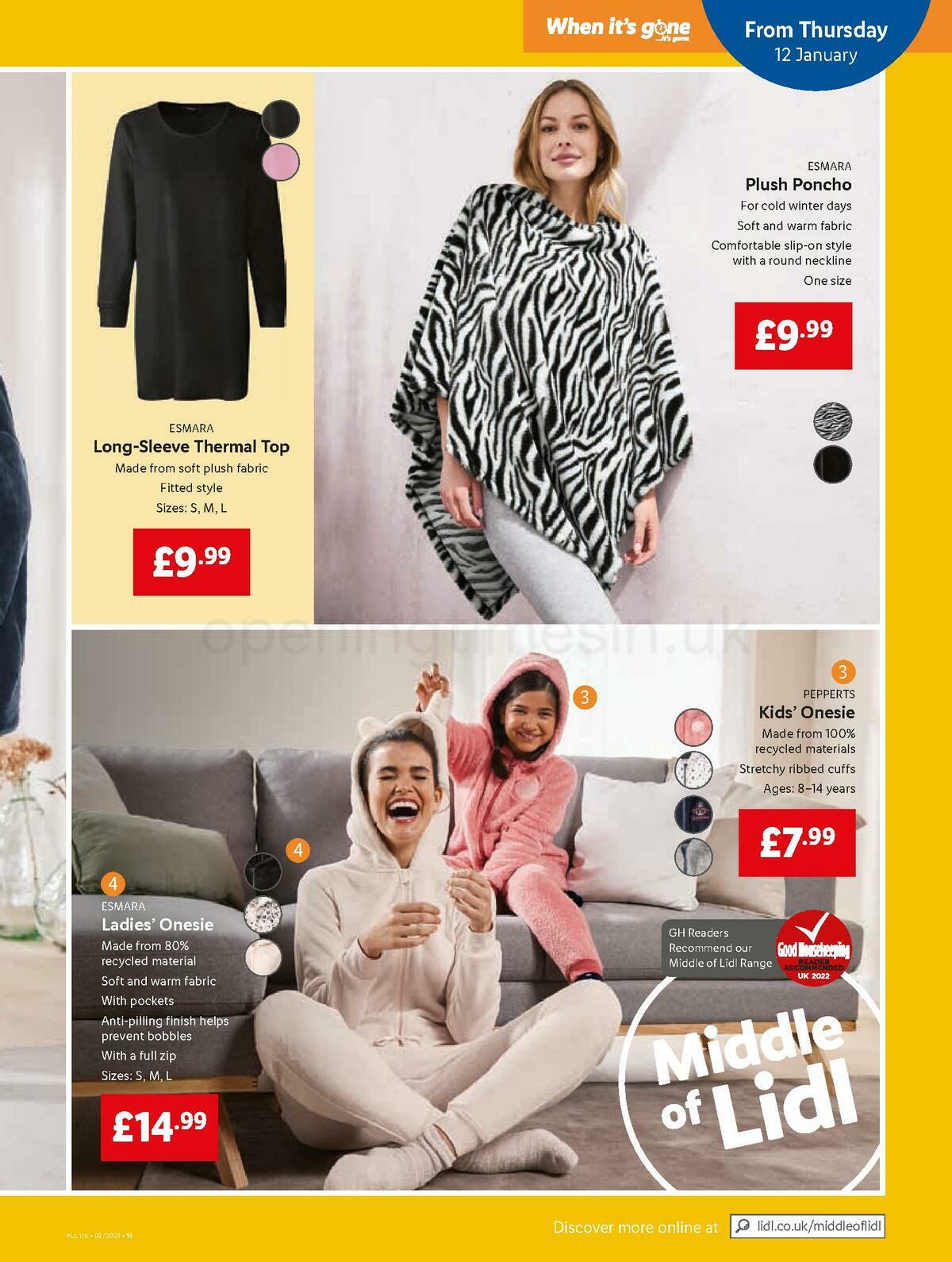 LIDL Offers from 12 January